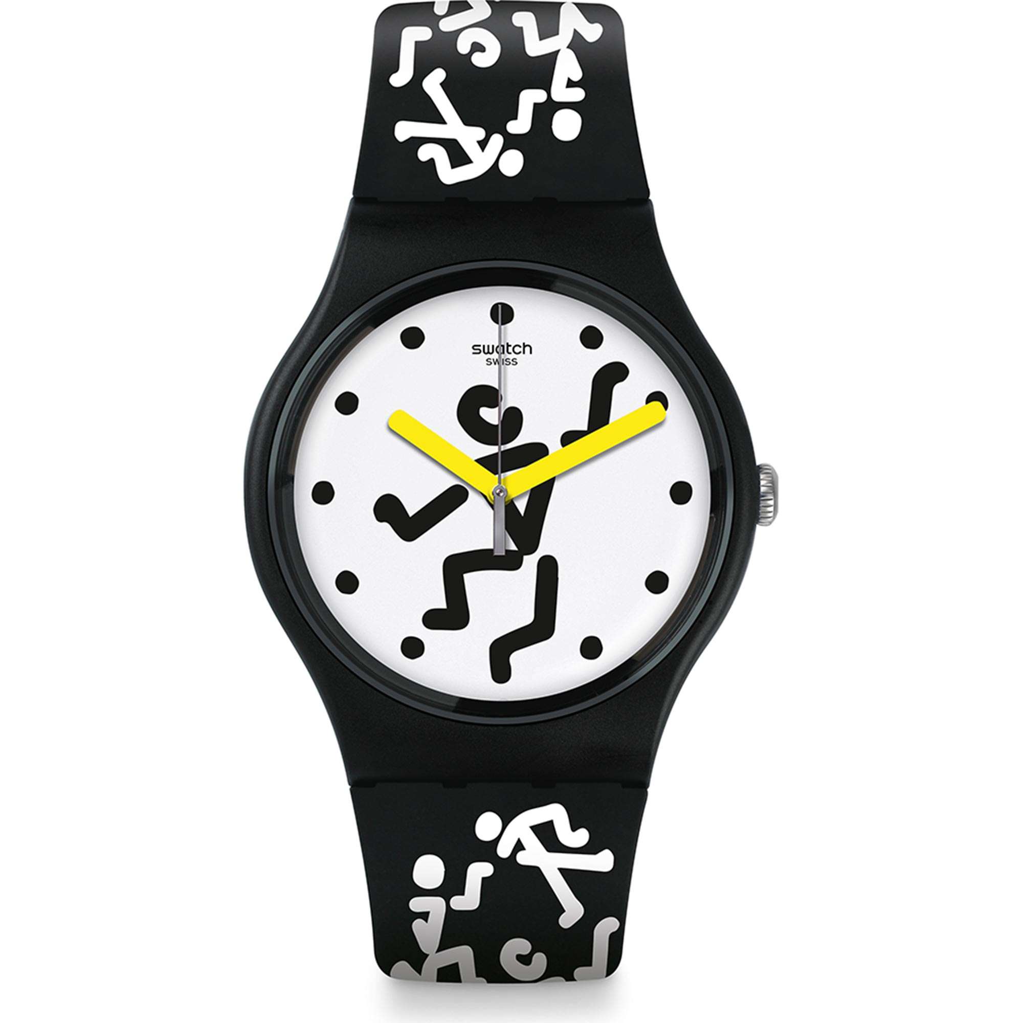Swatch Zanaka Quarz Herren Uhr SUOZ265S