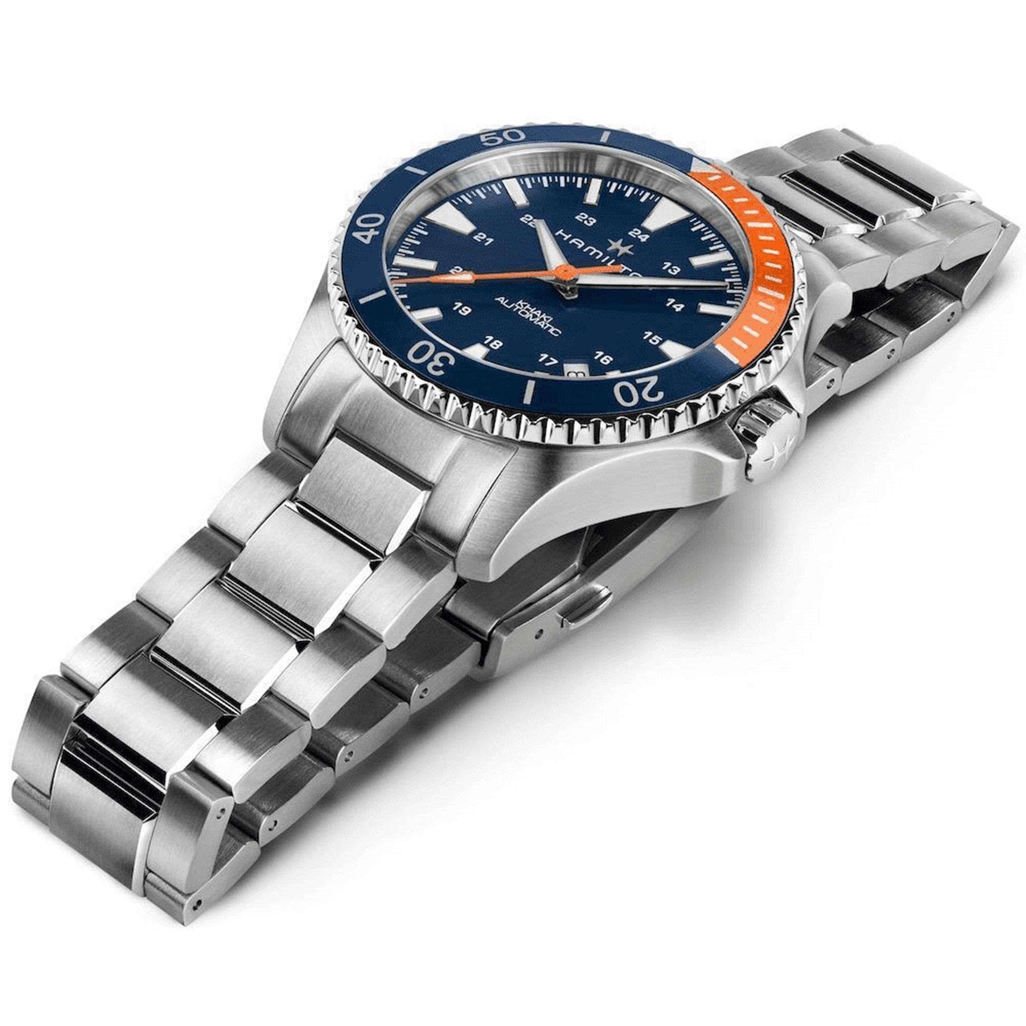 Hamilton Khaki Navy 40mm Blue Dial Steel Mens Automatic Watch H82365141