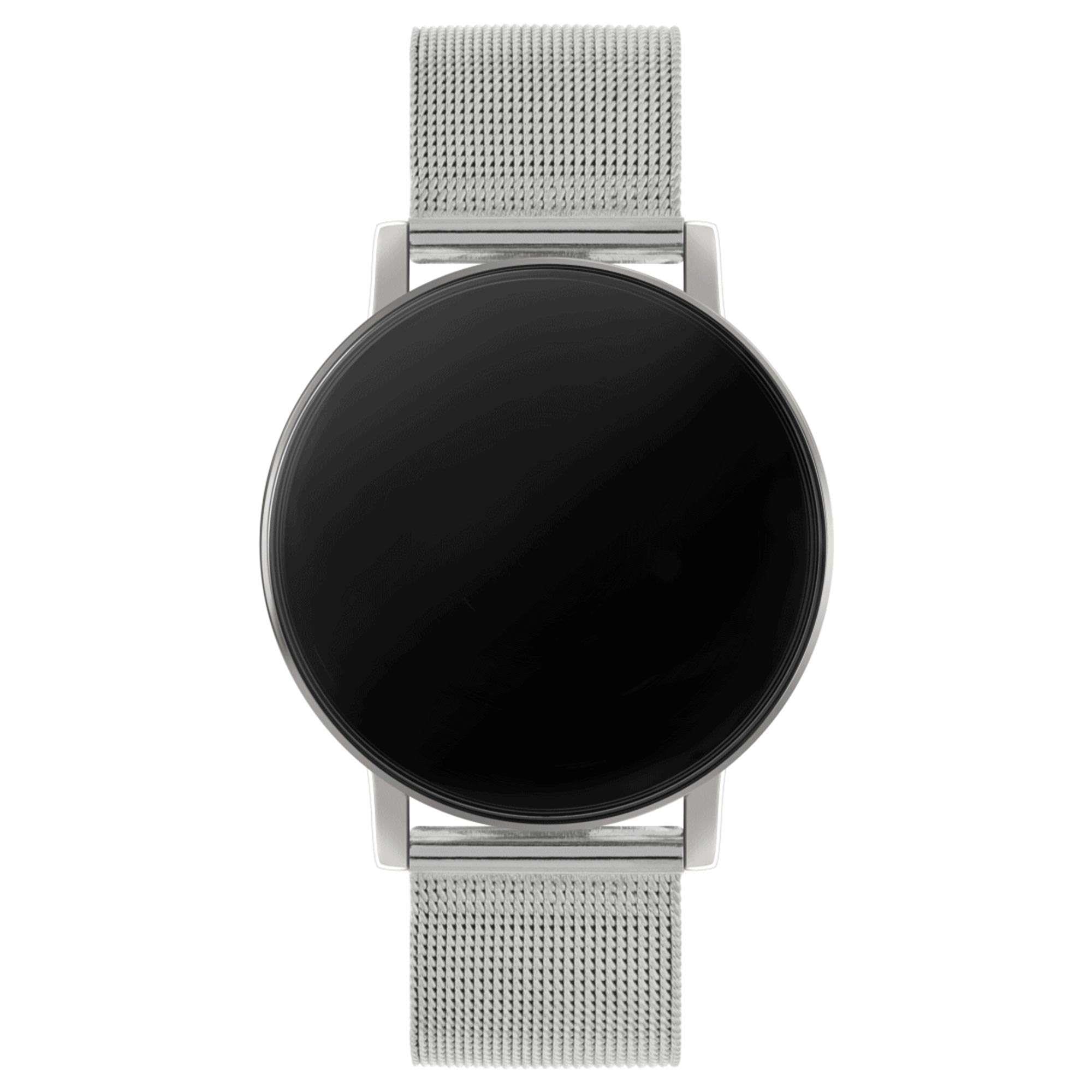 Reflex Active Series 05 Quarz Schwarzes Zifferblatt Stahl Milanese Armband Damen Uhr RA05-4015