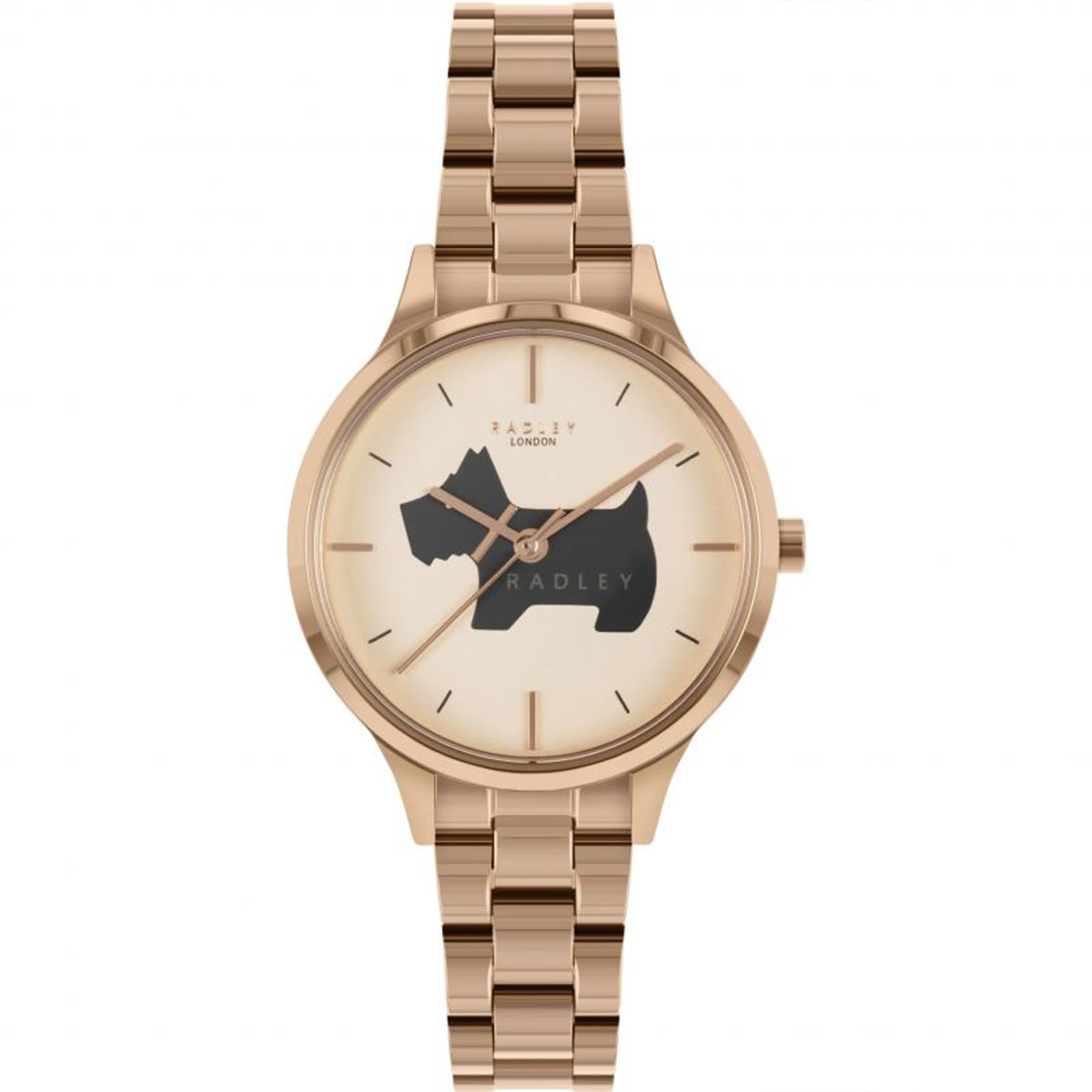 Radley Meridan Place Quarz Rosé Zifferblatt Edelstahlarmband Damen Uhr RY4530