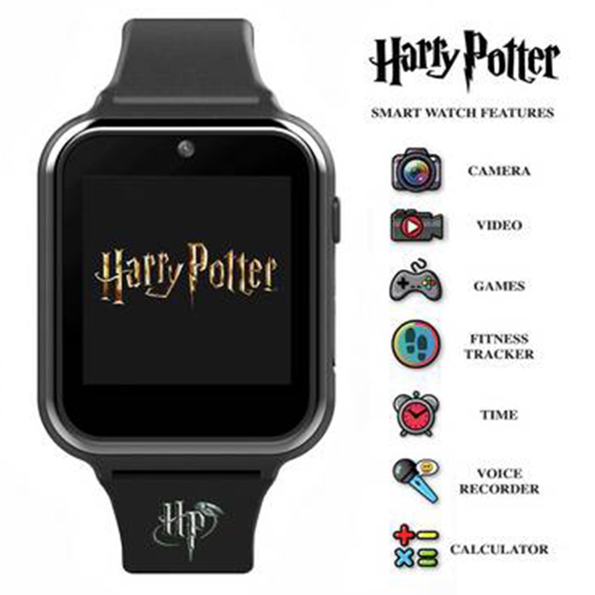 Harry Potter Quarz Digital Zifferblatt Schwarzes Silikonarmband Jungen Uhr HP4096