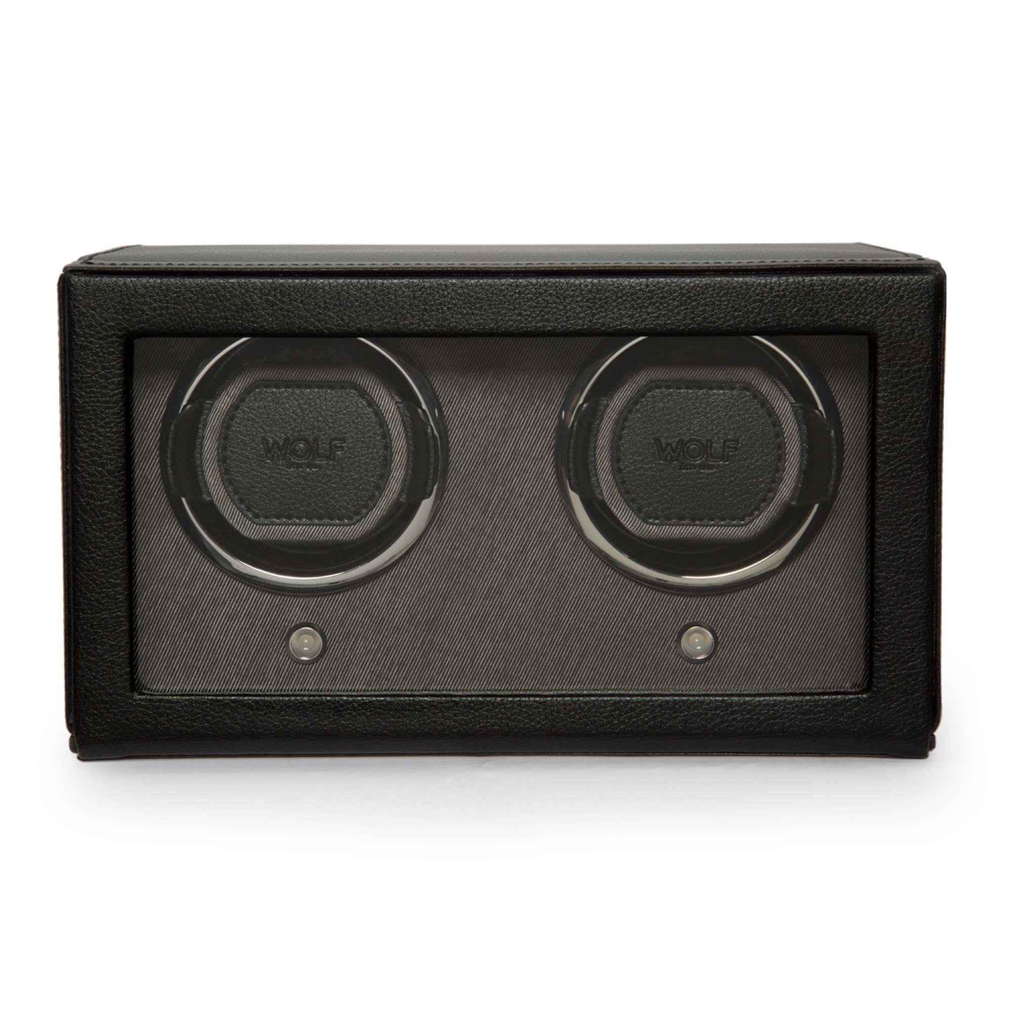 WOLF CUB BLACK DOUBLE WATCH WINDER 461203