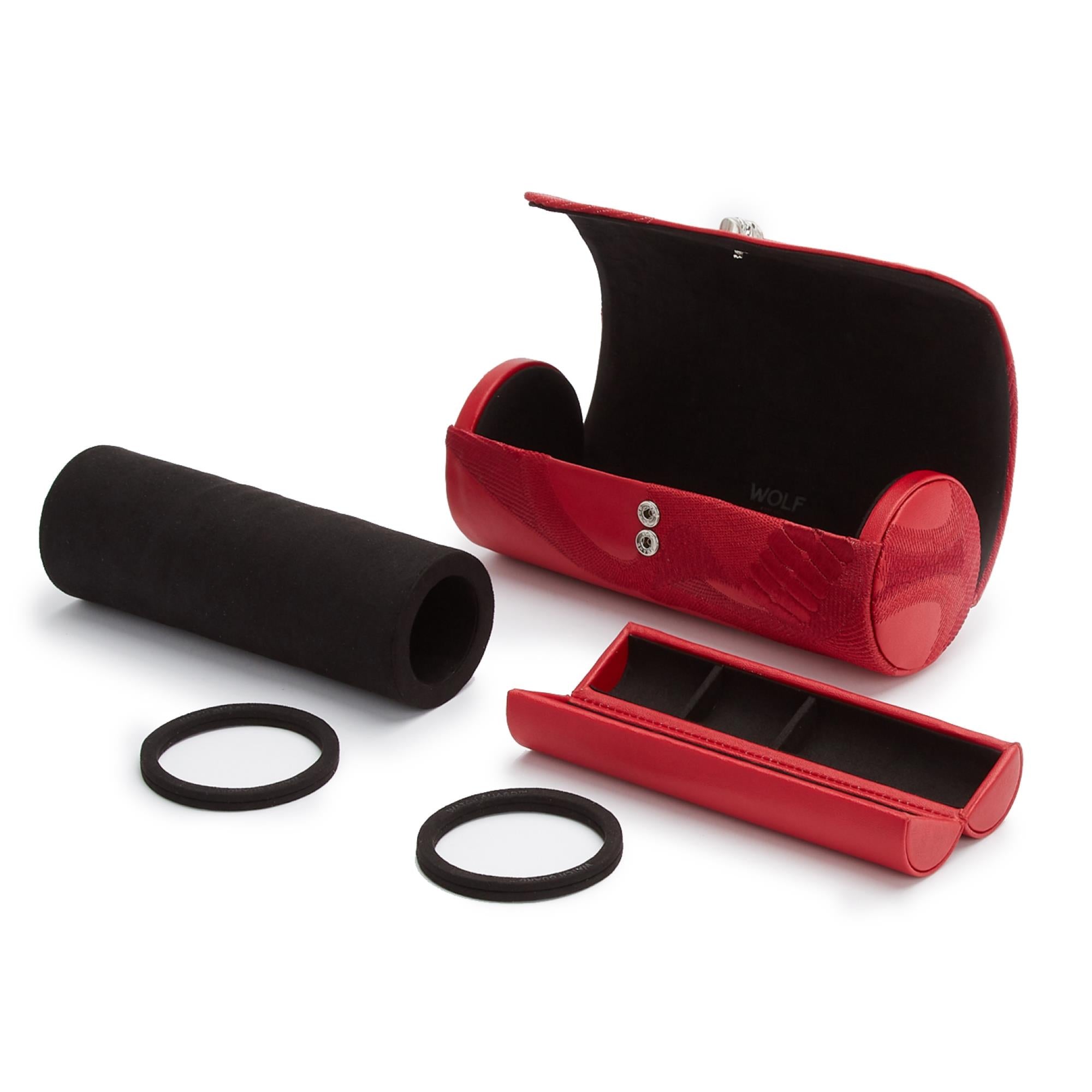 WOLF Memento Mori Rot Triple Watch Roll 493472