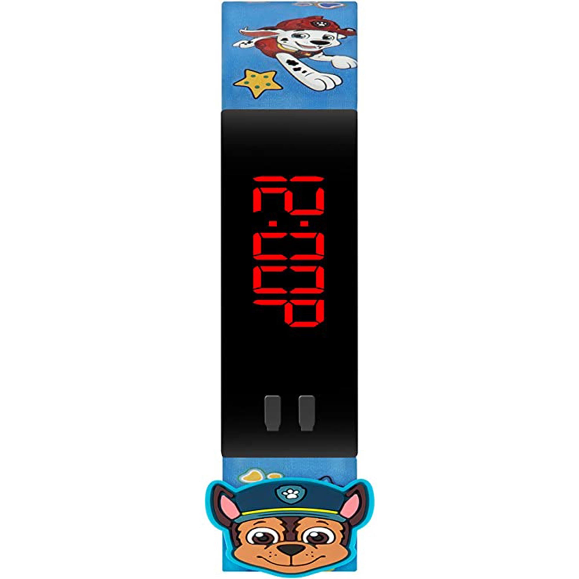 Disney Paw Patrol Digital Quarz Bewegung Schwarzes Zifferblatt Silikonarmband Kinder Uhr PAW4379