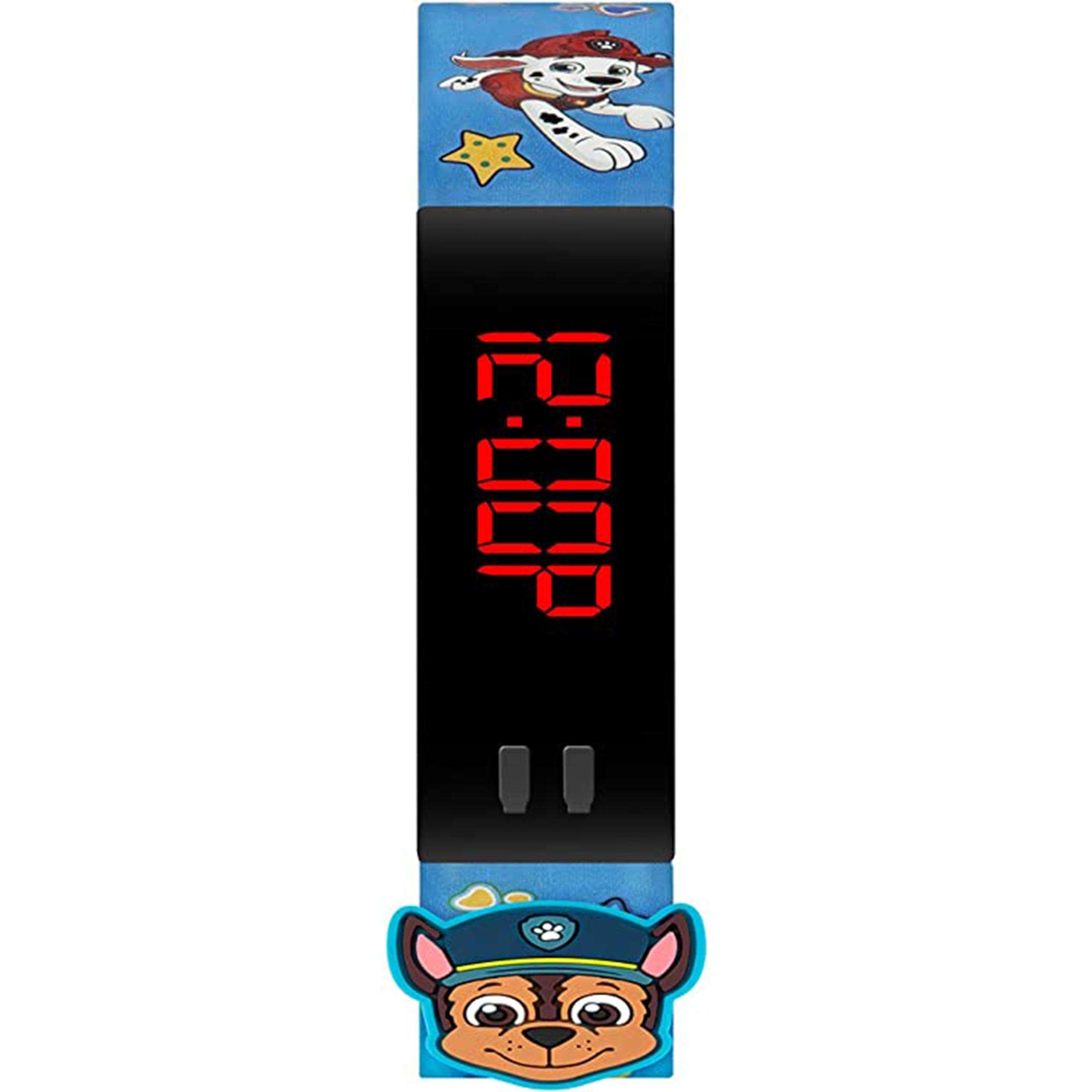 Disney Paw Patrol Digital Quarz Bewegung Schwarzes Zifferblatt Silikonarmband Kinder Uhr PAW4379