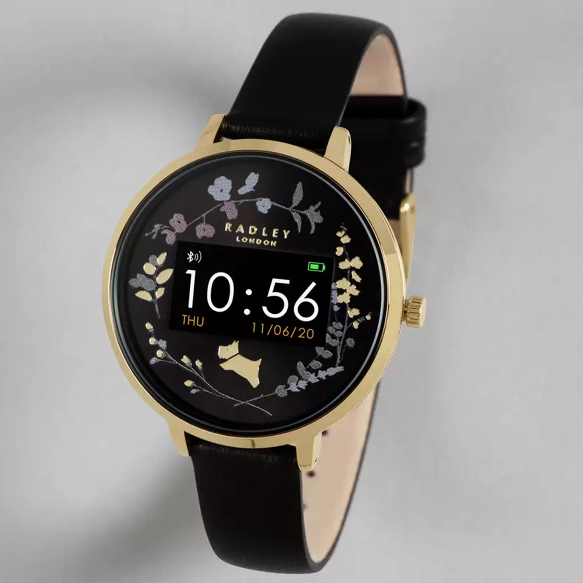 Radley Serie 03 Quarz Digital Lederarmband Damen Smartwatch RYS03-2010