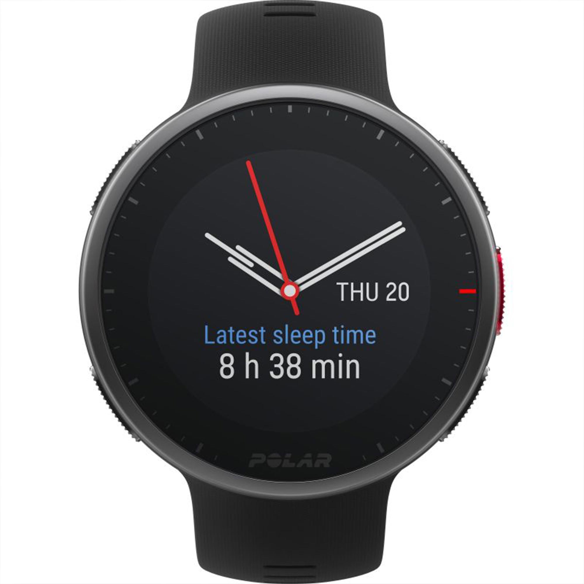 Polar Vantage V2 Quarz Digital Zifferblatt Schwarzes Gummiarmband Smartwatch 90082710