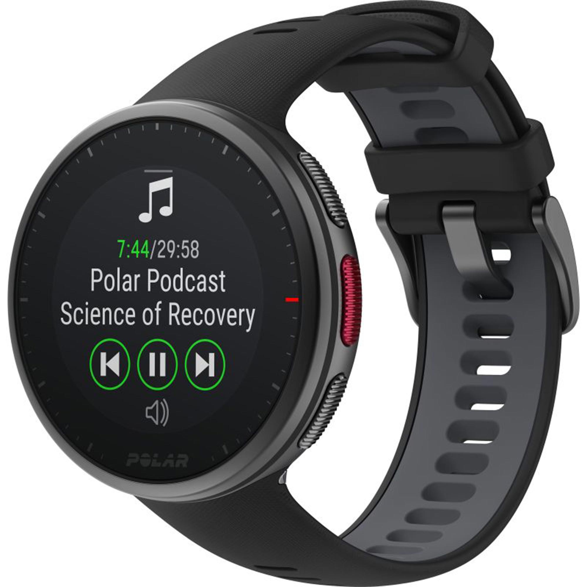 Polar Vantage V2 Quarz Digital Zifferblatt Schwarzes Gummiarmband Smartwatch 90082710