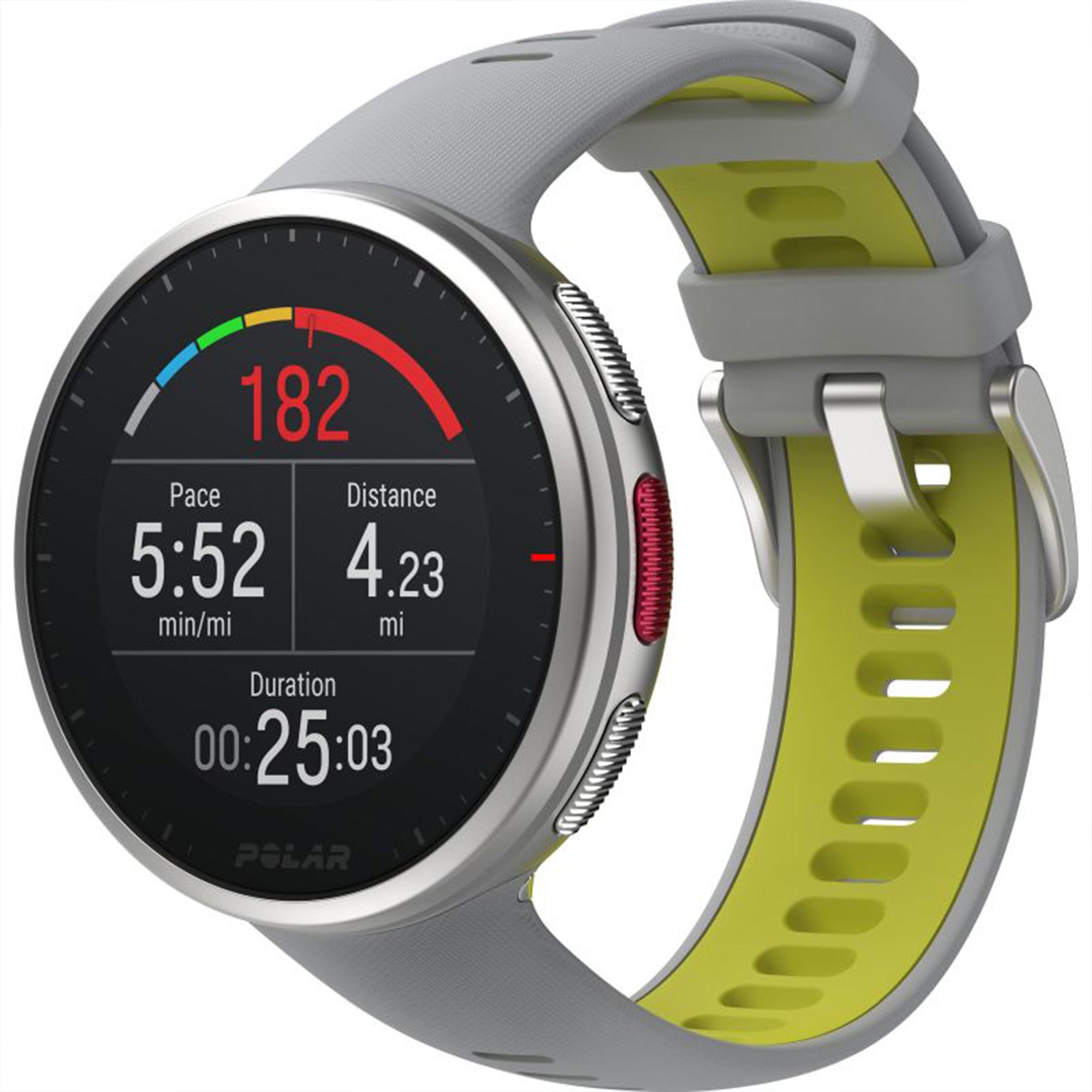 Polar Vantage V2 Quarz Digital Zifferblatt Graues Gummiarmband Smartwatch 90083651