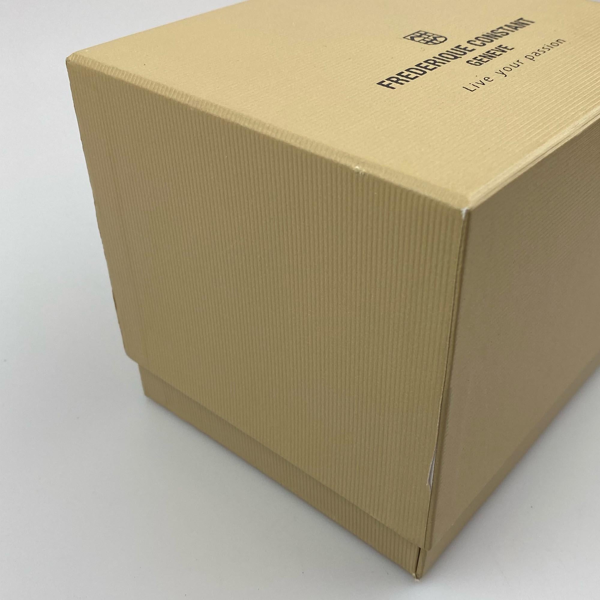Frederique Constant Classics Delight Edelstahl Damen Uhr (beschädigte Box) FC-306WHD3ER6B