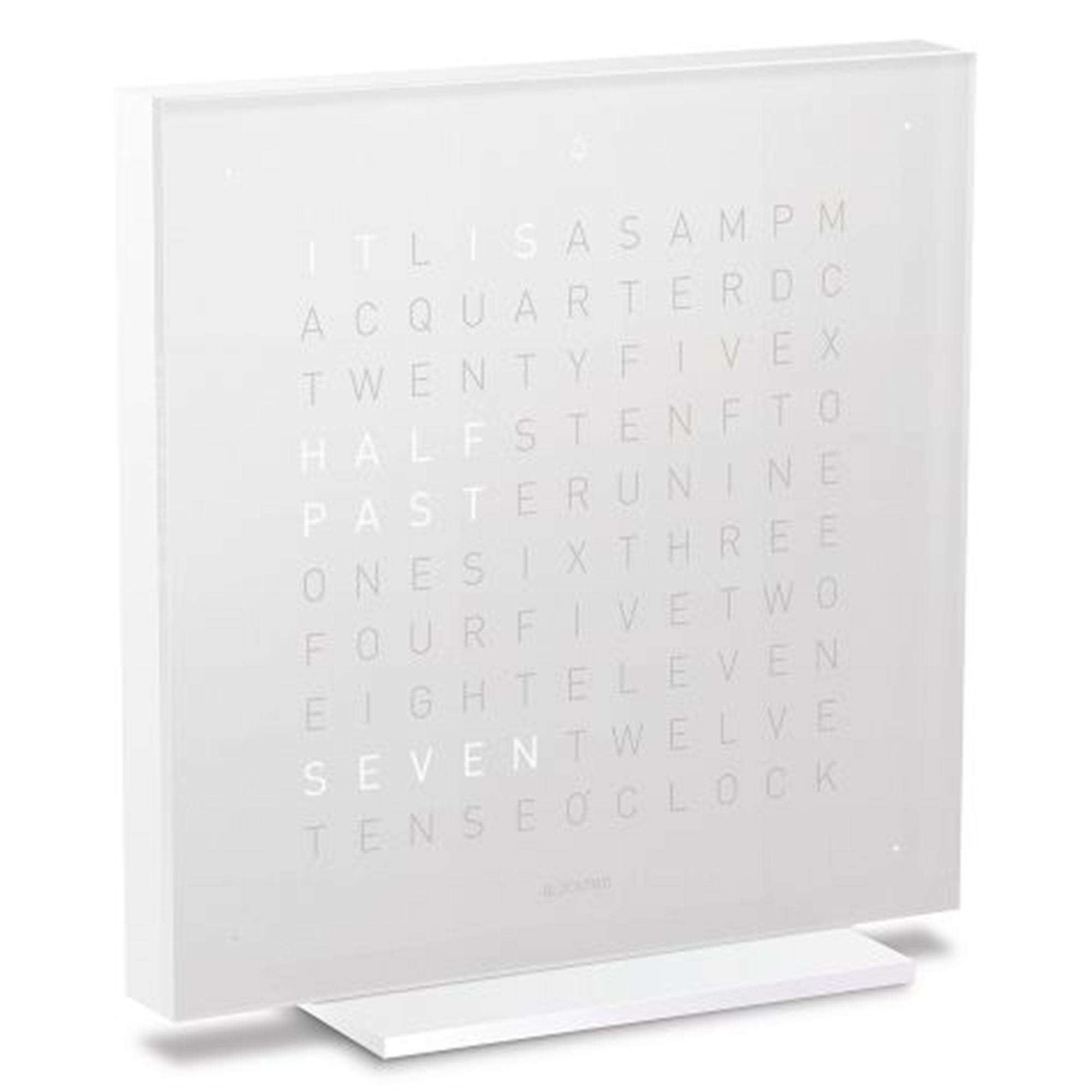 QLOCKTWO TOUCH METAL TISCHUHR VANILLE ZUCKER FTENVS