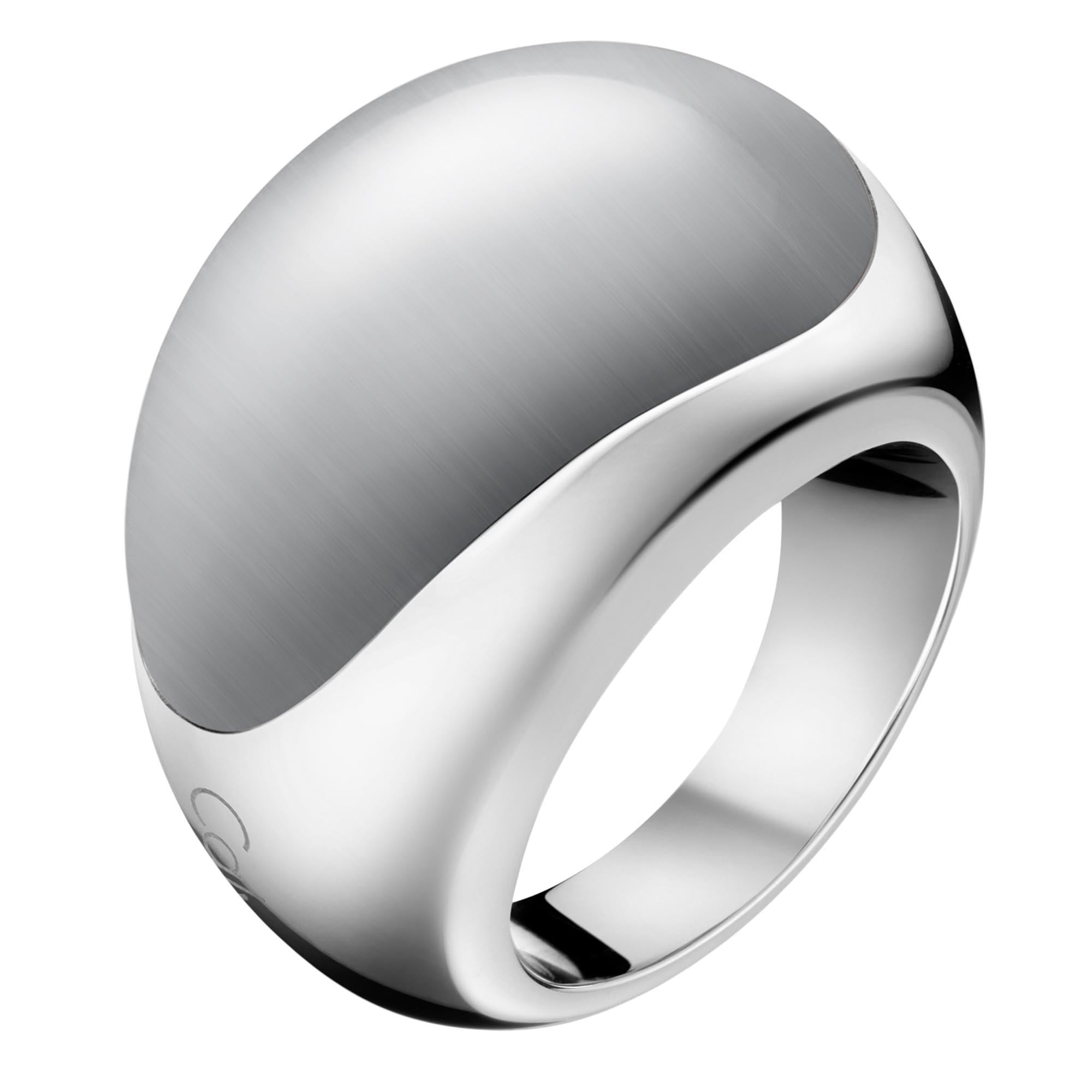 Calvin Klein Ellipse Edelstahlring Damen Schmuck Mittel KJ3QWR020107