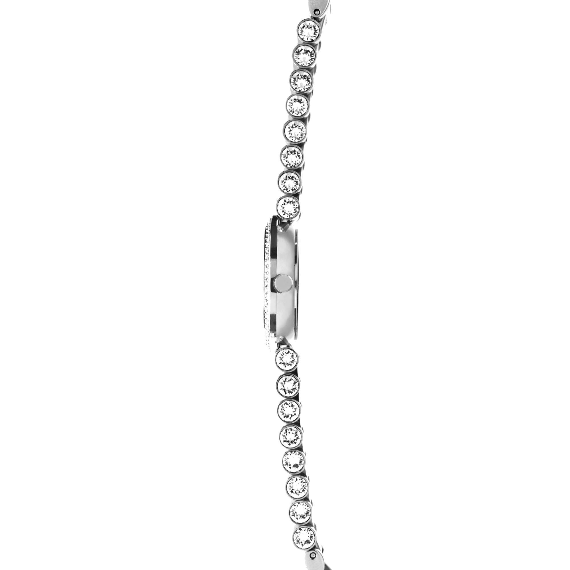 Seksy Edge Quartz Mother of Pearl Dial Steel Strap Ladies Watch 40044