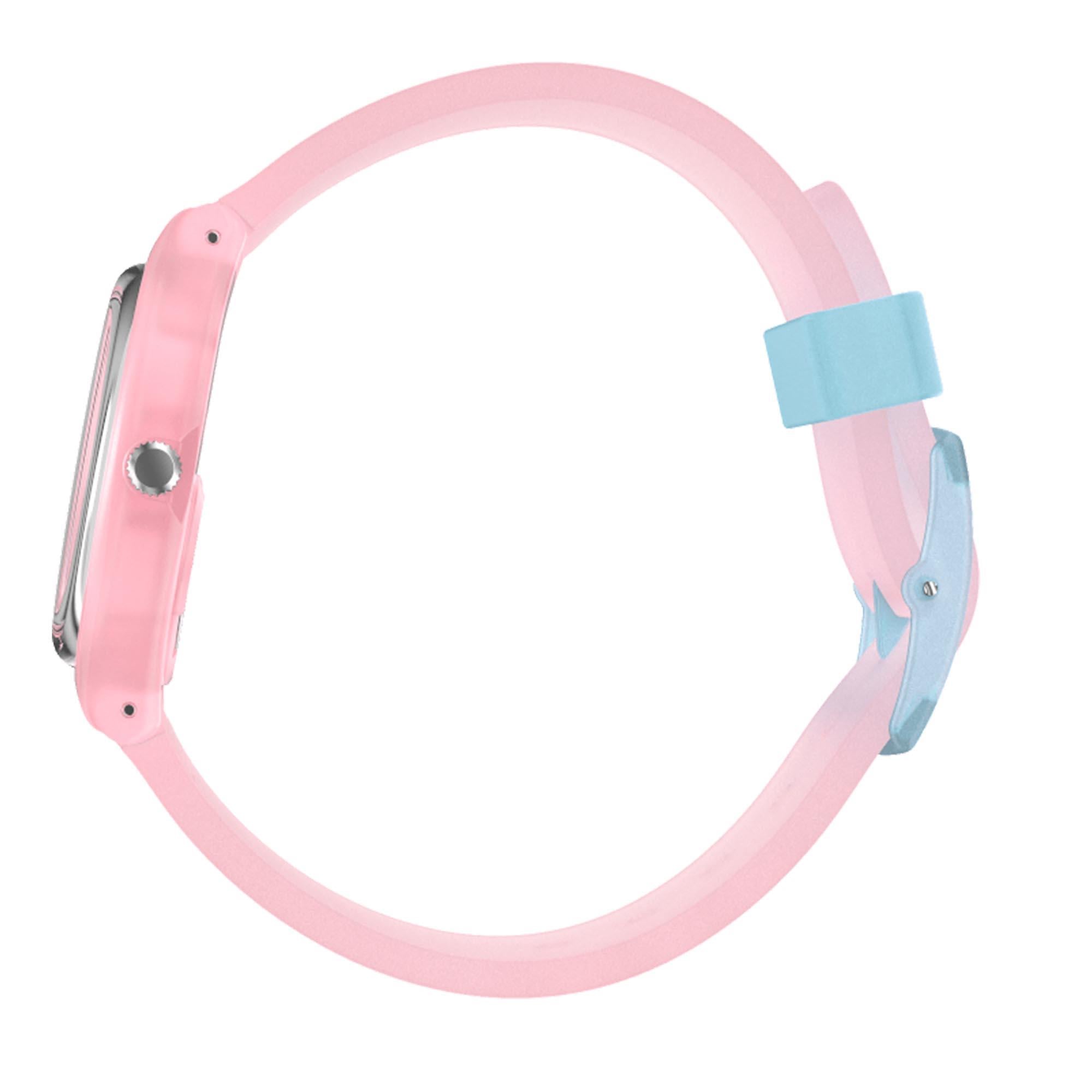 Swatch SwatchPAY! Pink Pay! Quarz Pinkes Zifferblatt Pinkes Silikonarmband Damen Uhr SVHP100-5300