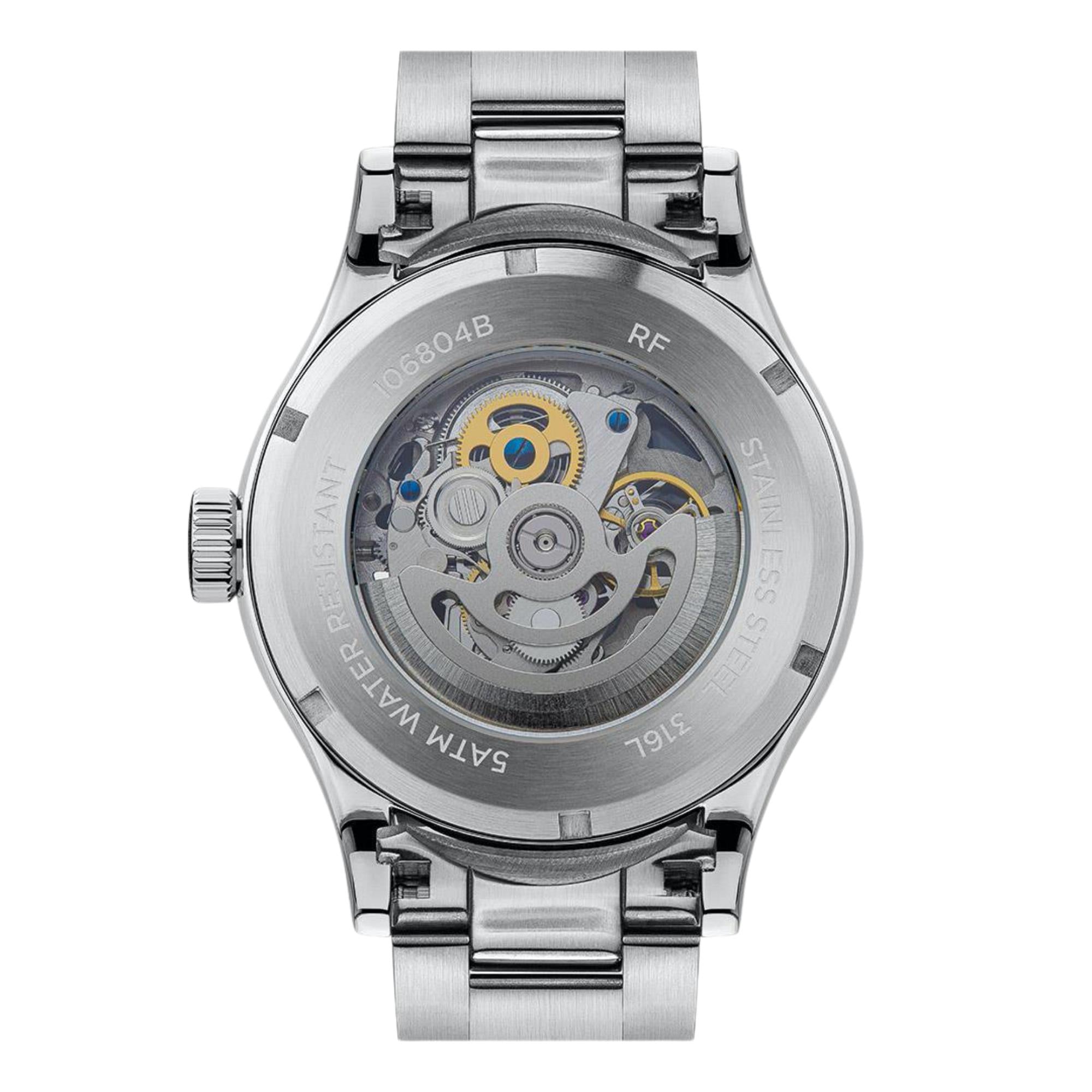 Ingersoll ‘The Armstrong’ Automatik Graue Zifferblatt Edelstahlarmband Herren Uhr I06804B