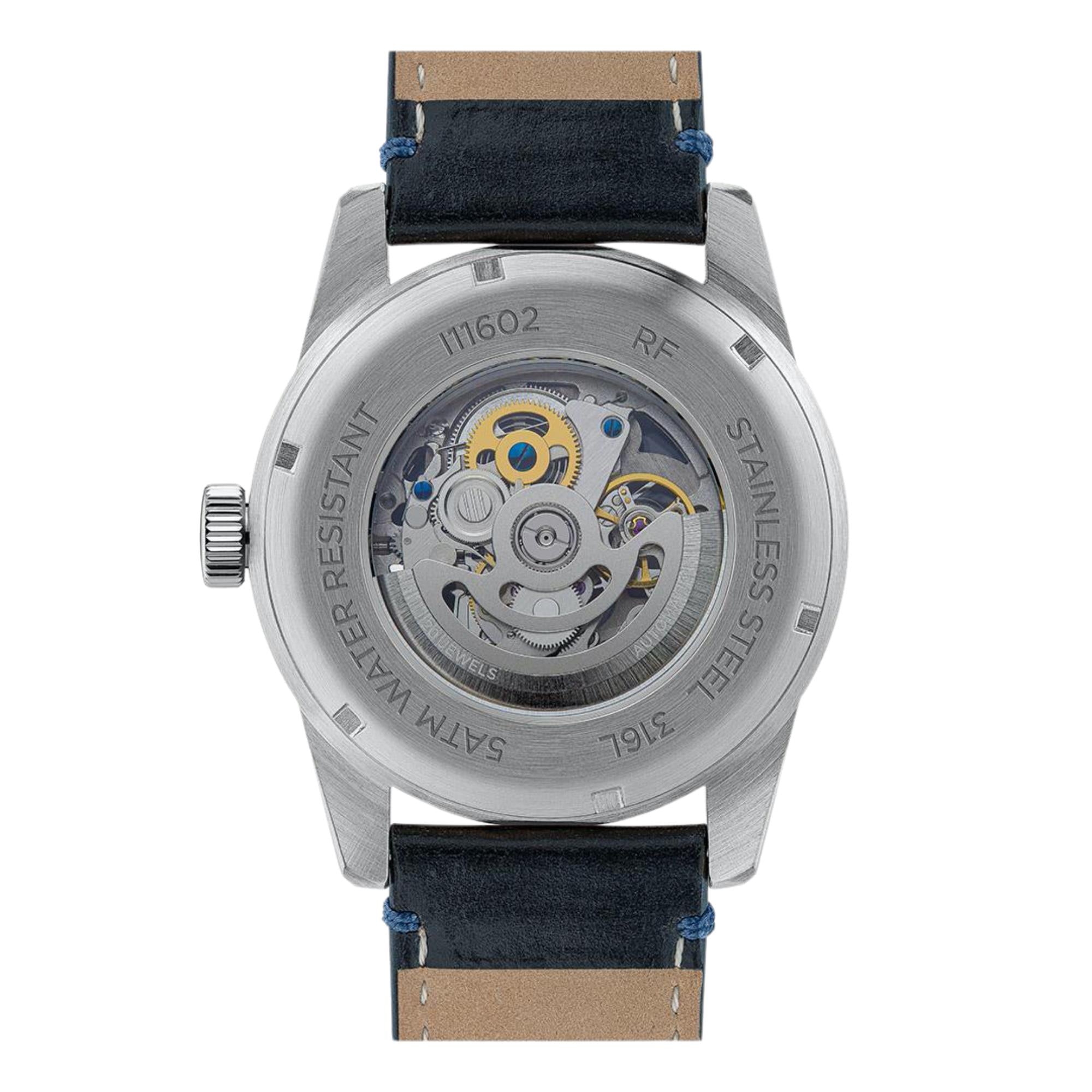 Ingersoll ‘The Carroll’ Blaue Zifferblatt Lederarmband Herren Uhr I11602