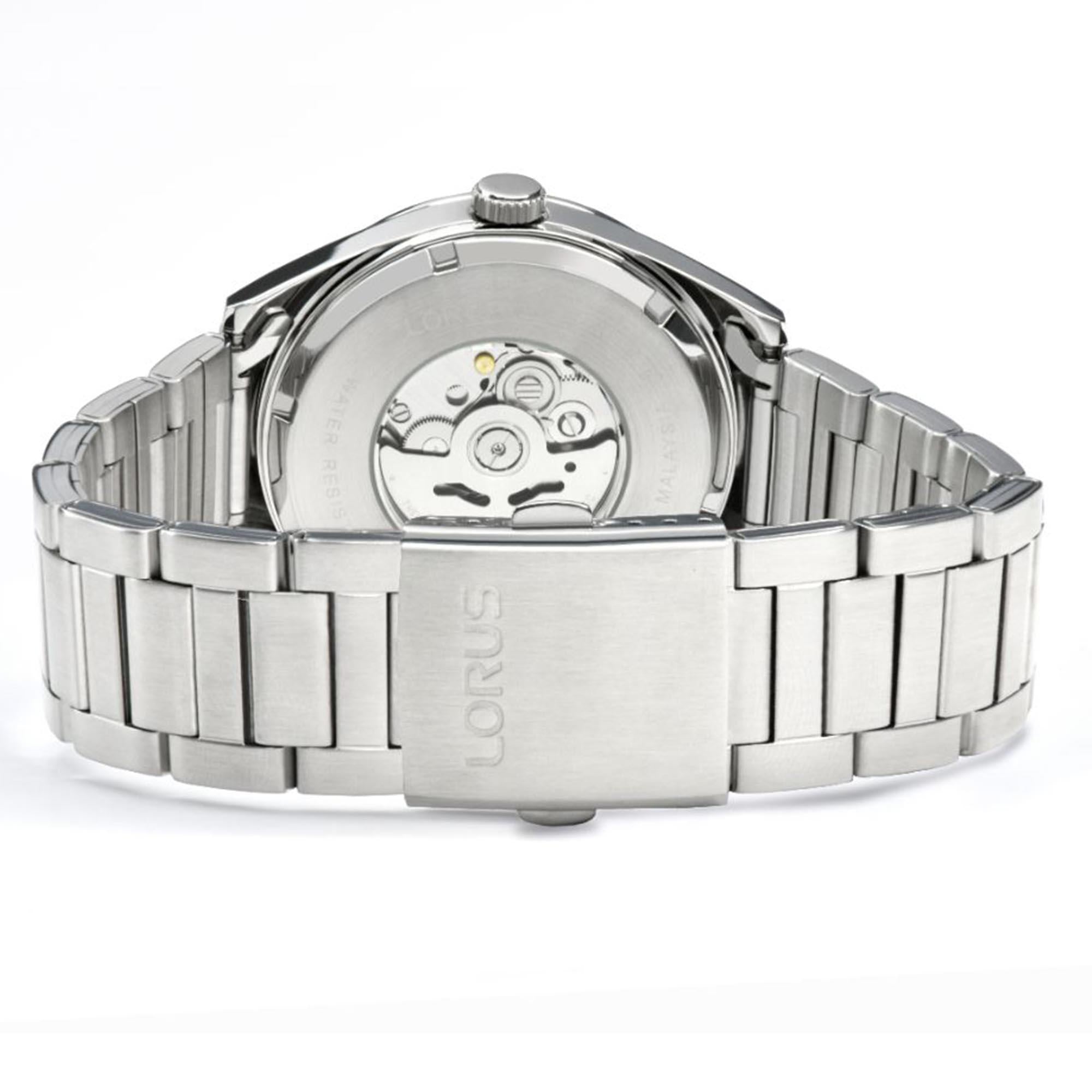 Lorus Classic Automatik Grünes Zifferblatt Edelstahl Armband Herren Uhr RL439AX9