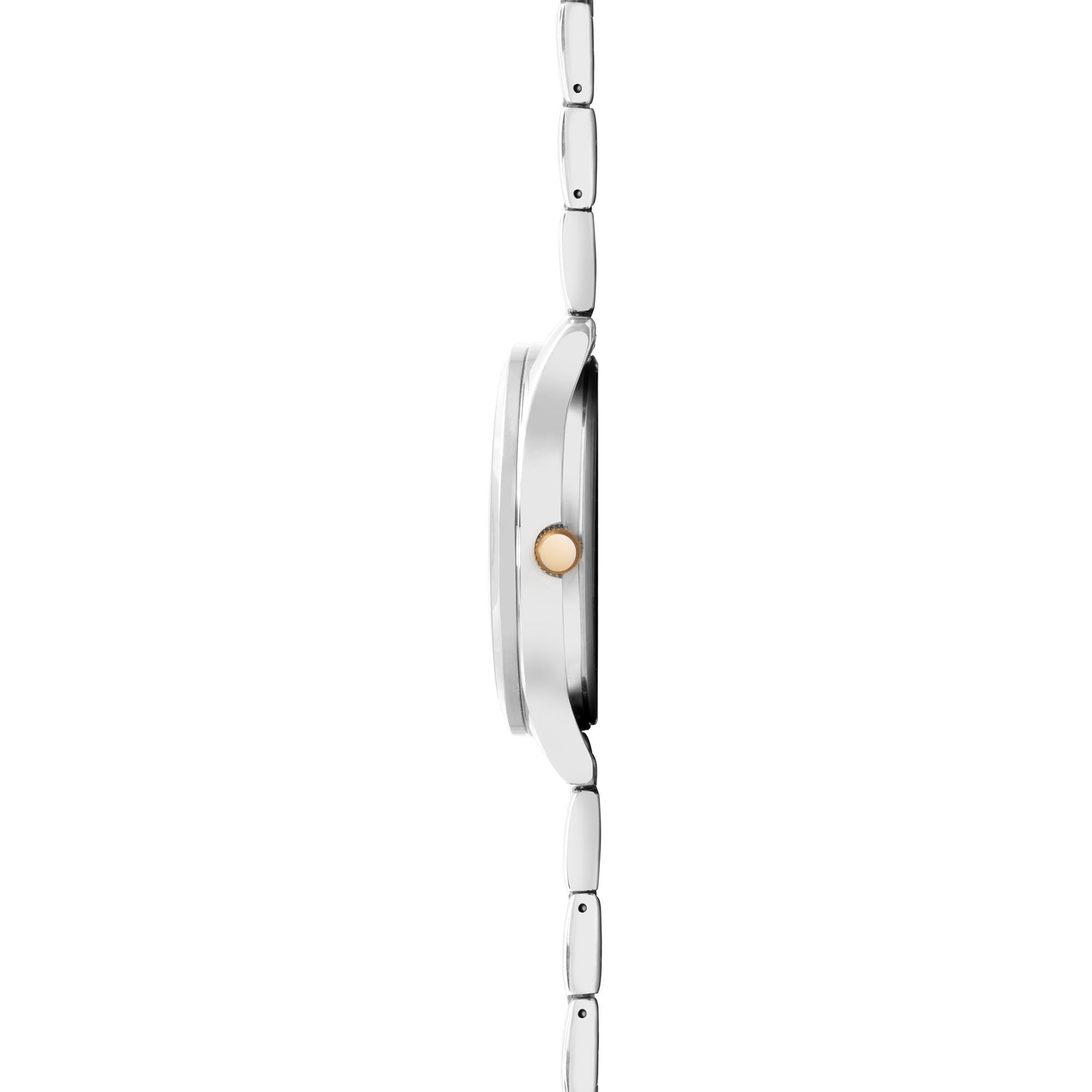 Sekonda Classic Quarz Champagner Zifferblatt Zweifarbiges Edelstahlarmband Herren Uhr 1997