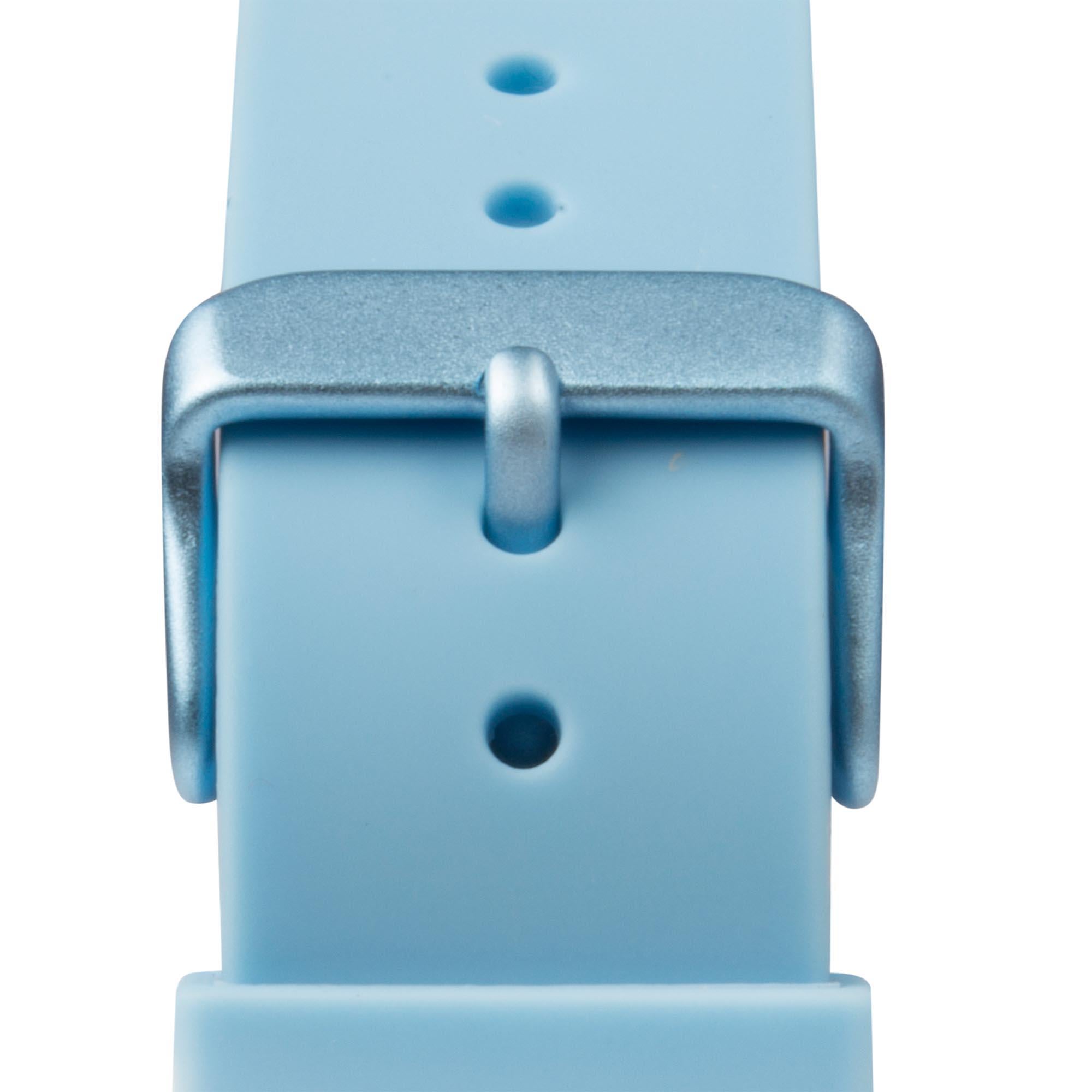 Sekonda In Colour Quartz Blaues Zifferblatt Blauer Silikonarmband Damen Uhr 40393