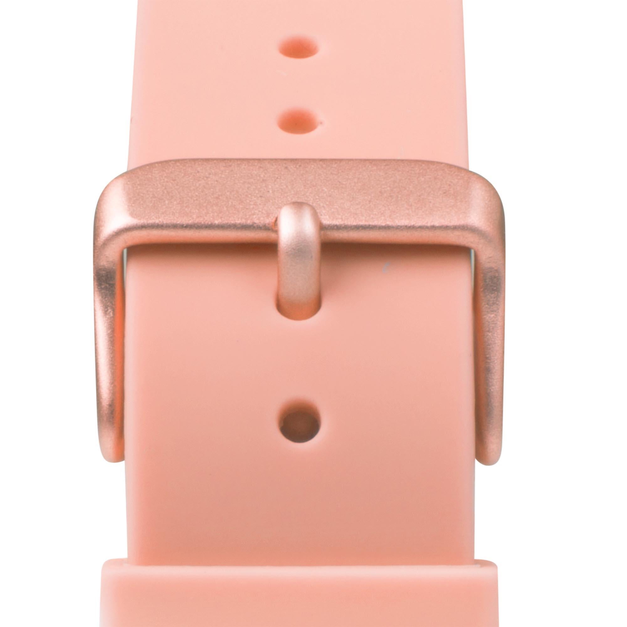 Sekonda In Colour Quarz Rosa Zifferblatt Rosa Silikonarmband Damen Uhr 40394