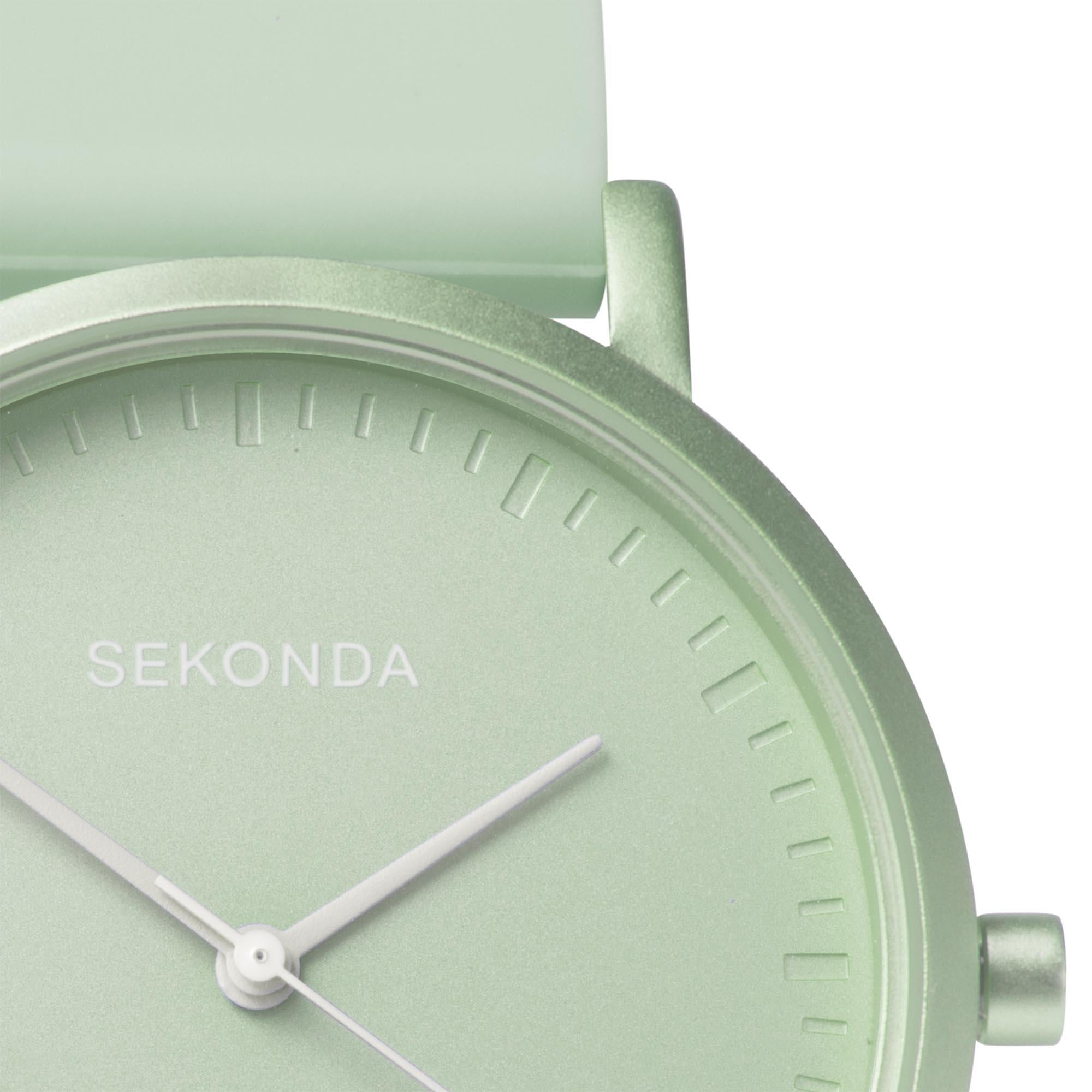 Sekonda In Colour Quarz Grünes Zifferblatt Grünes Armband Unisex Uhr 40395