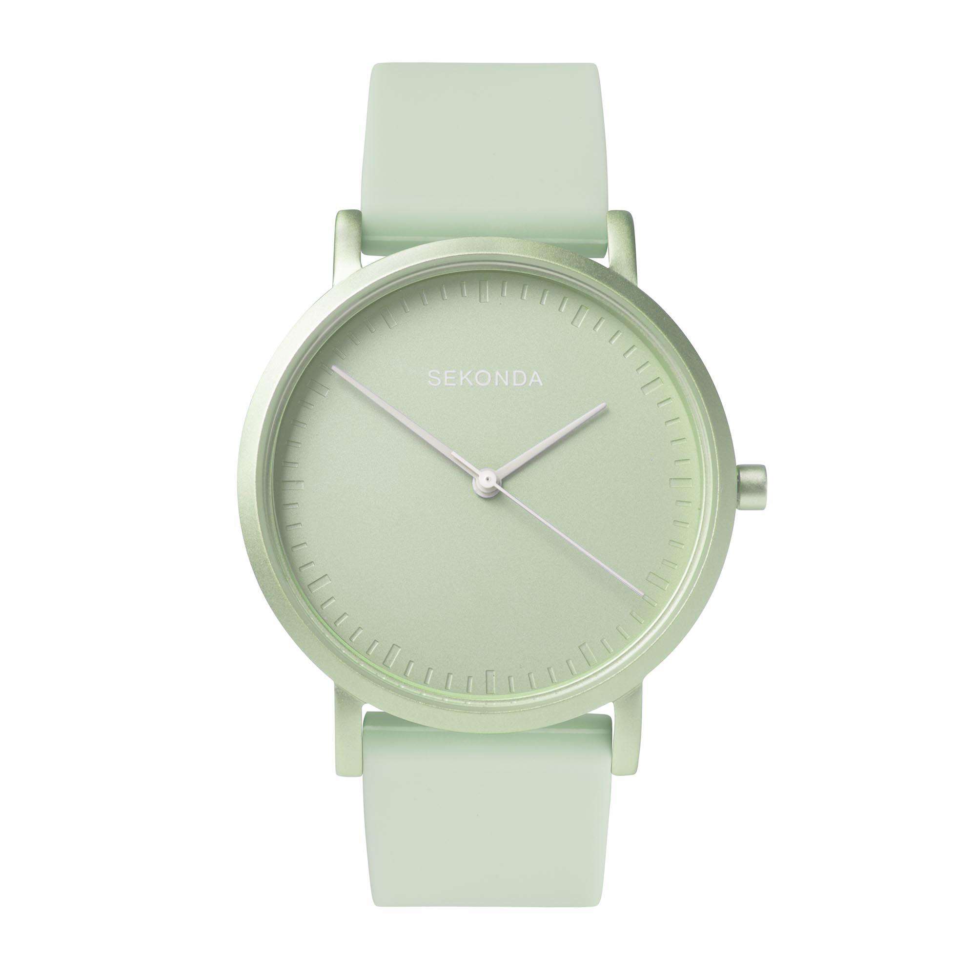 Sekonda In Colour Quarz Grünes Zifferblatt Grünes Armband Unisex Uhr 40395