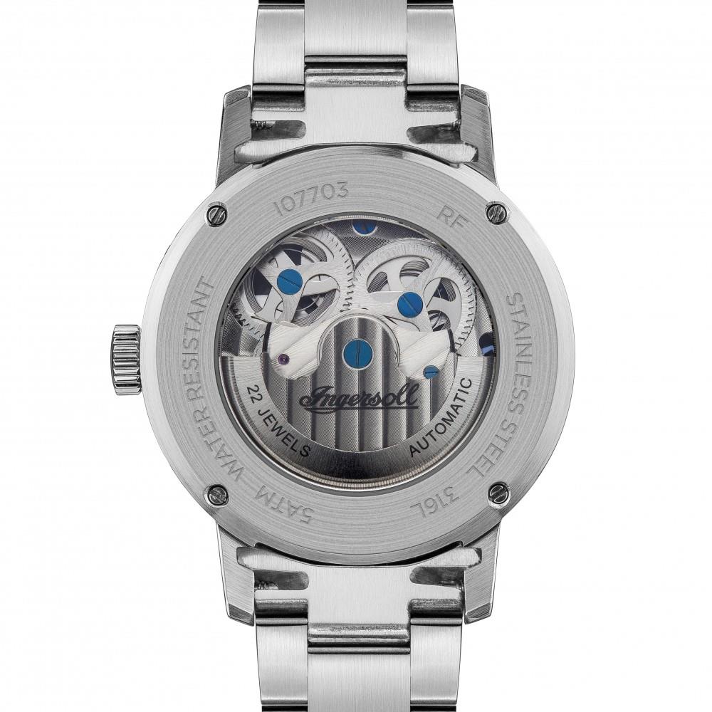 Ingersoll The Jazz 1892 Automatic Silver Dial Steel Bracelet Men's Watch I07703