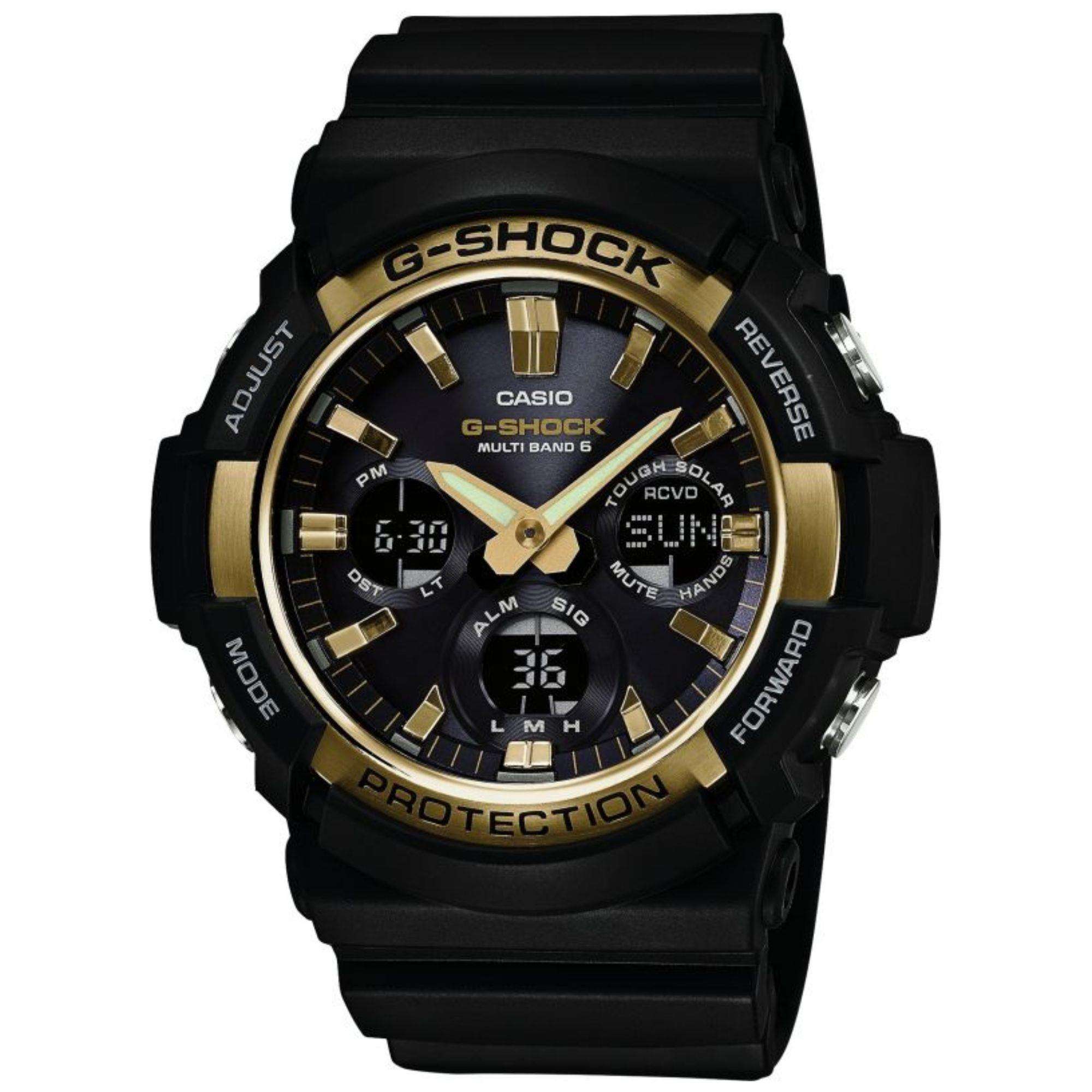 Casio G-Shock Waveceptor Solar Alarm Chronograph Funkgesteuerte Kunststoff/Harz Herren Uhr GAW-100G-1AER