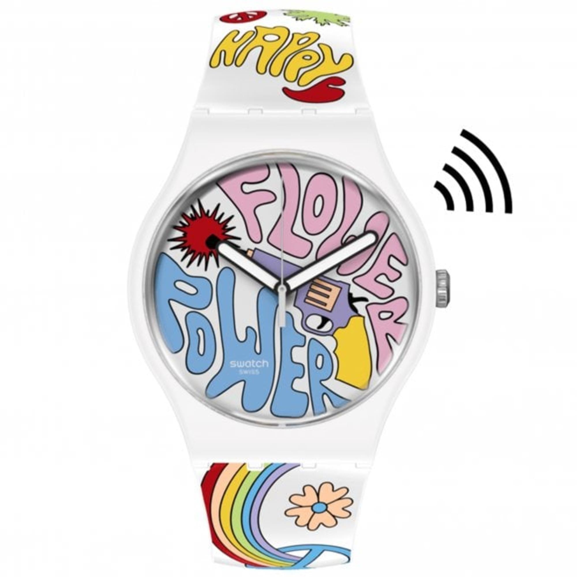 Swatch PEACEPAY! Neue Gent Uhr SO32W108-5300