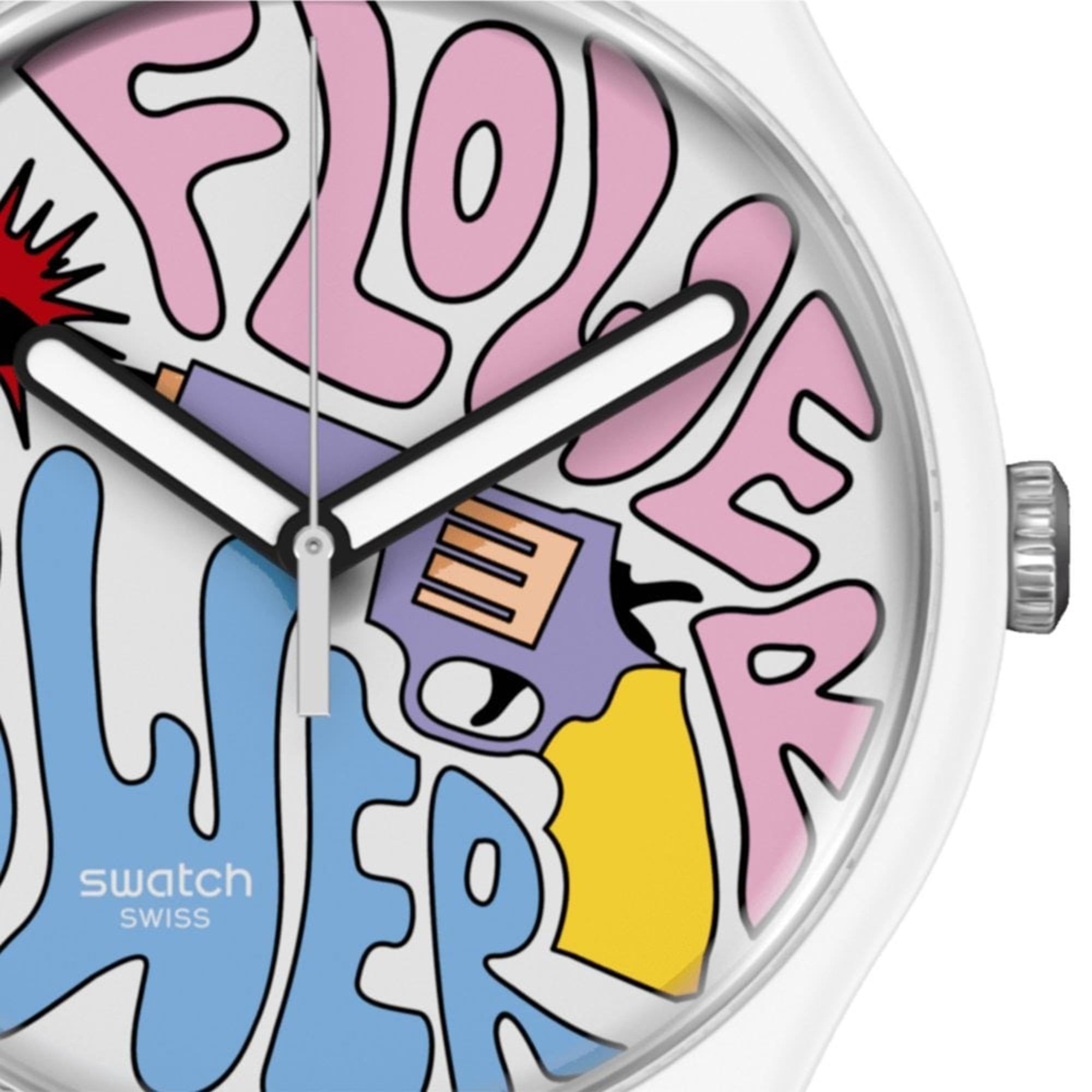 Swatch PEACEPAY! Neue Gent Uhr SO32W108-5300