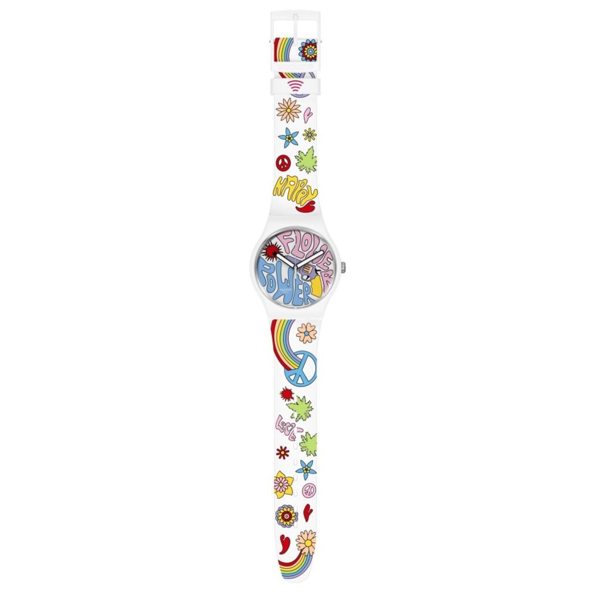 Swatch PEACEPAY! Neue Gent Uhr SO32W108-5300