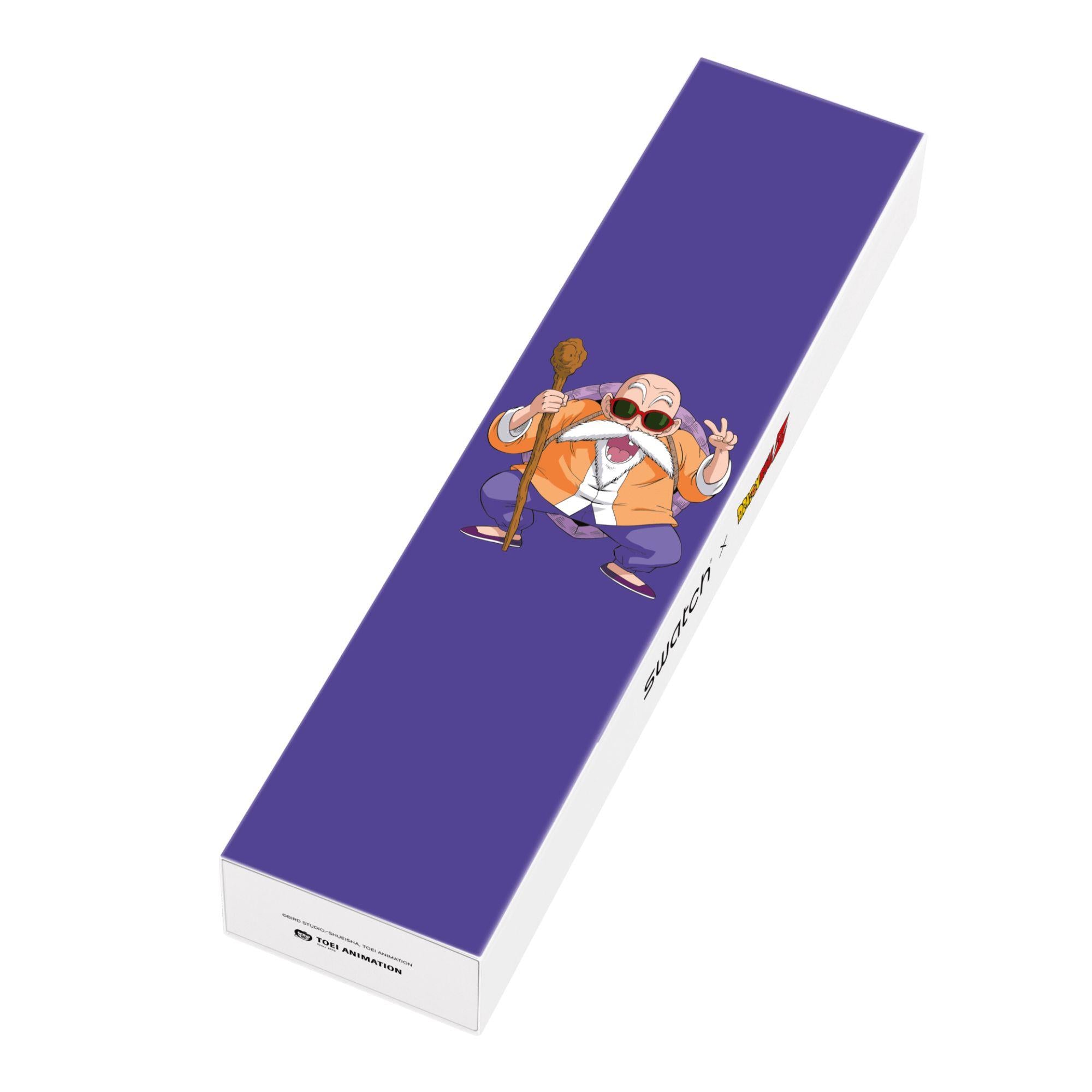 Swatch Dragon Ball Z Kamesennin White Dial Watch SUOZ346
