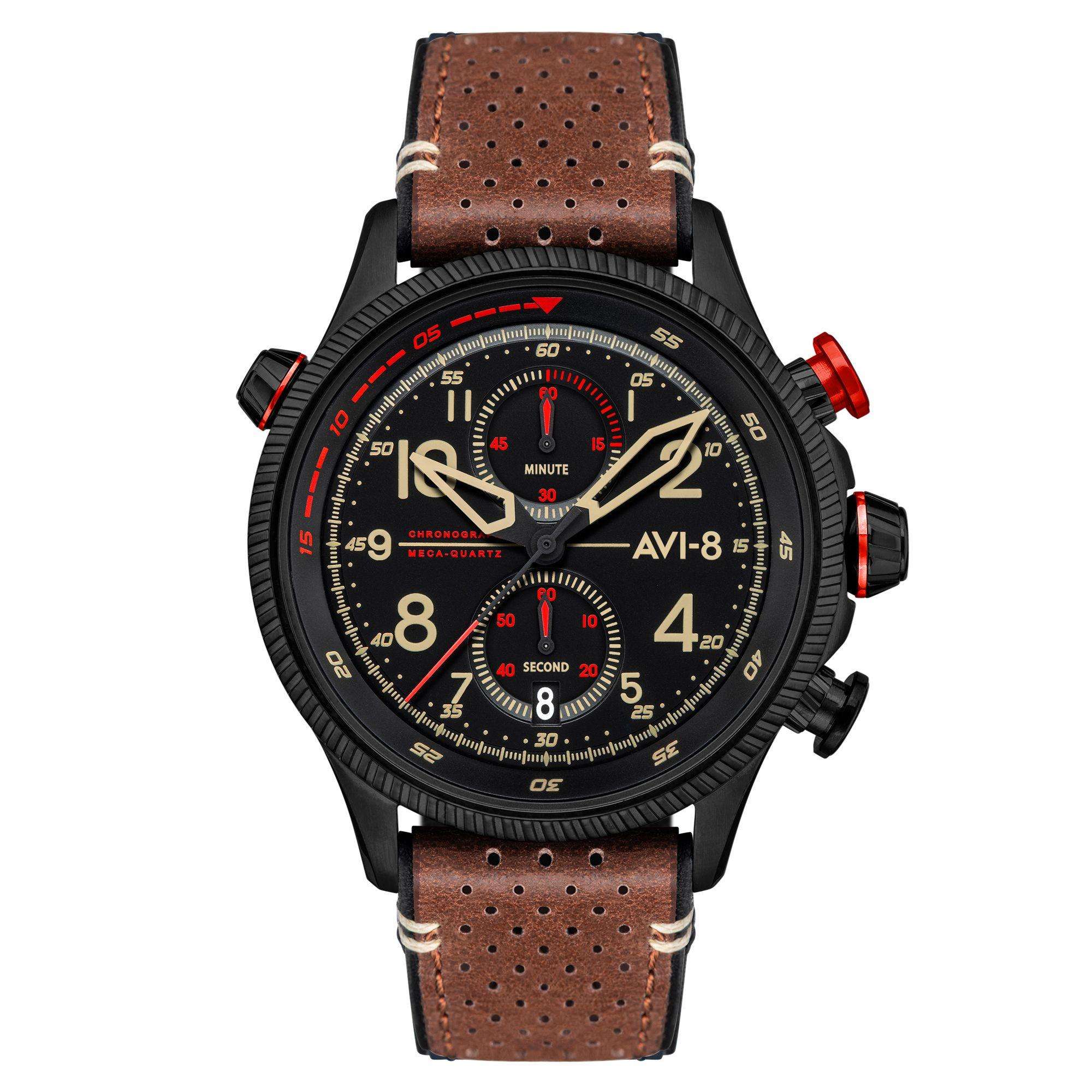 AVI-8 Hawker Hunter Duke Chronograph Tangmere Herren Uhr AV-4080-04