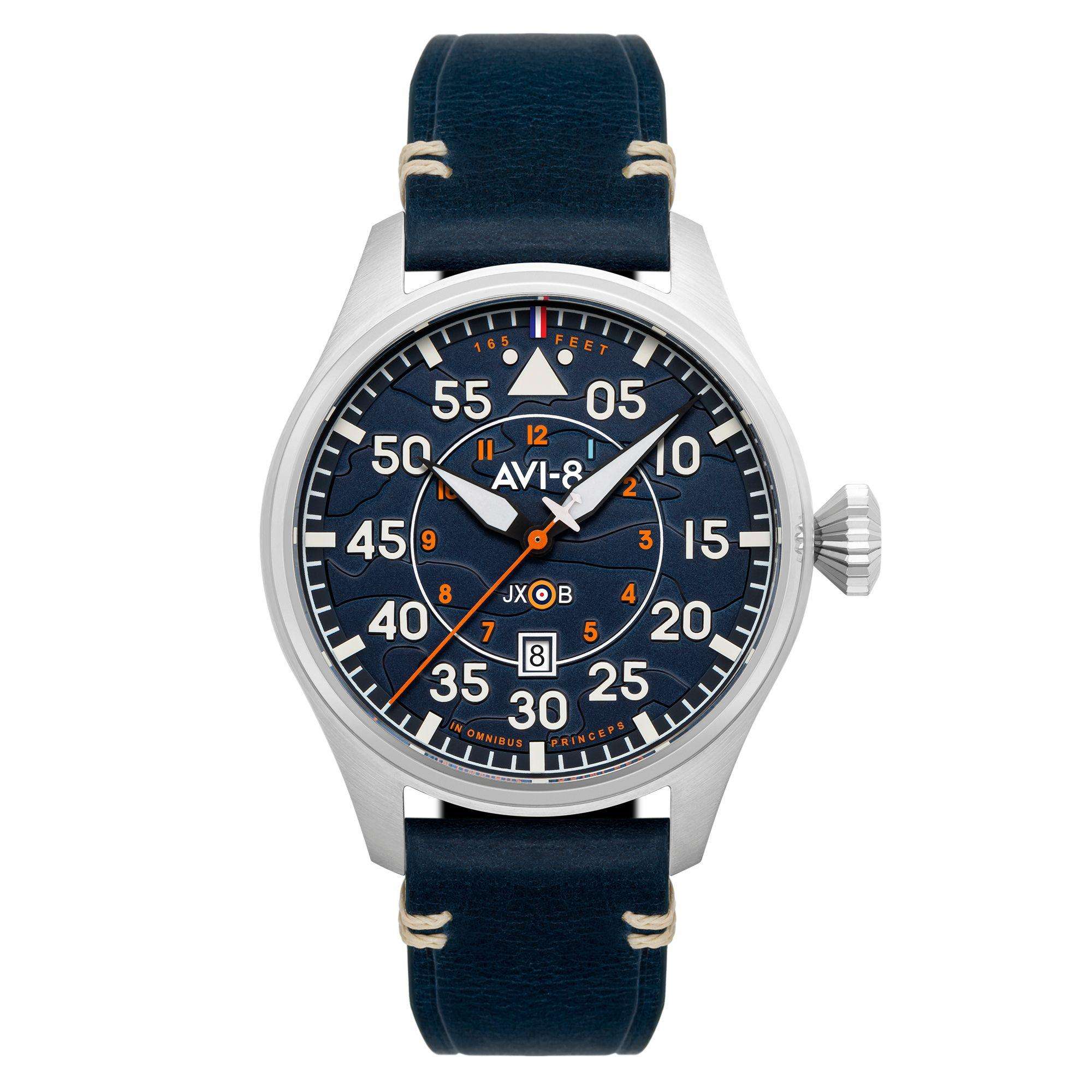 AVI-8 Hawker Hurricane Clowes Automatik Acklington Herren Uhr AV-4097-02