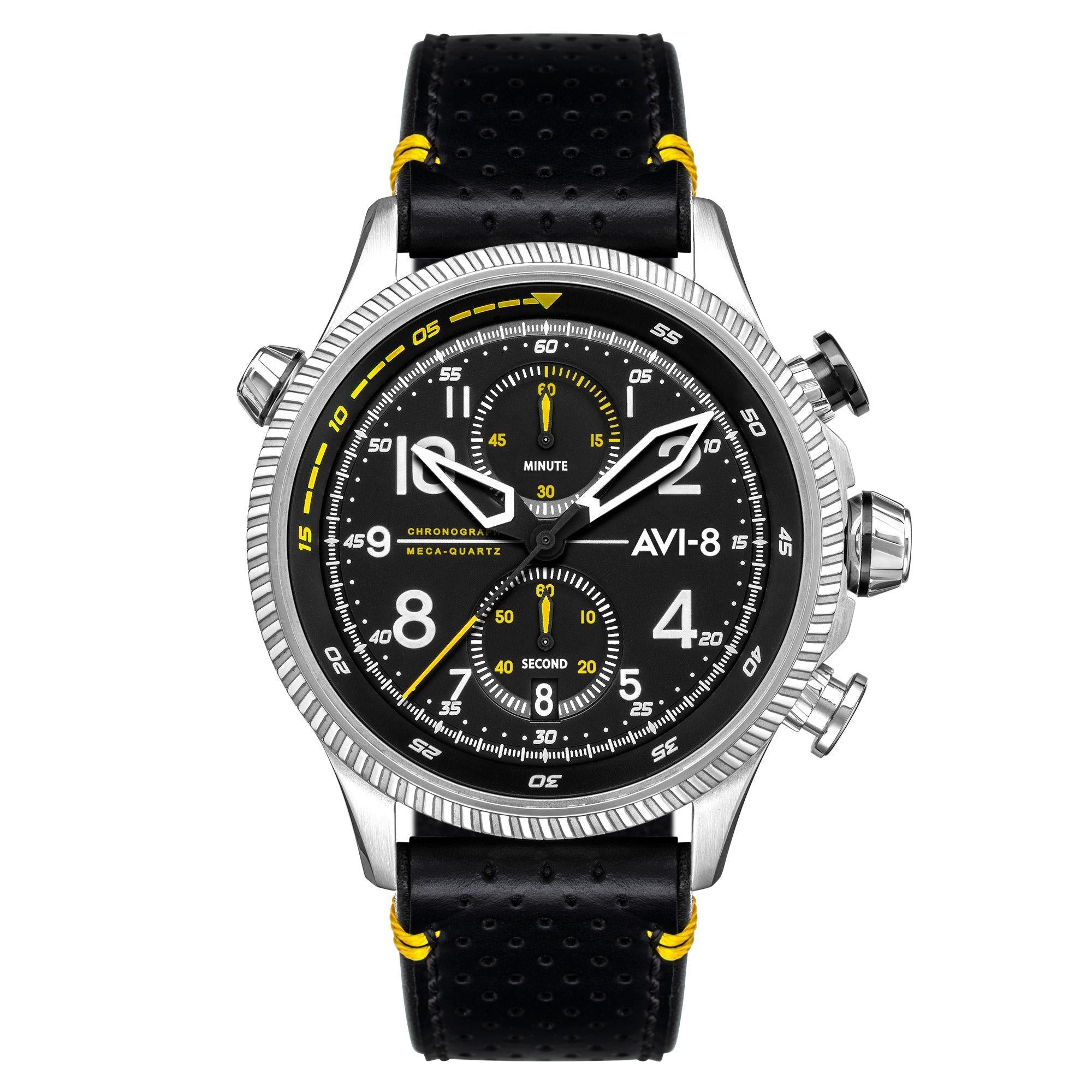 AVI-8 Hawker Hunter Duke Chronograph Halton Herren Uhr AV-4080-01