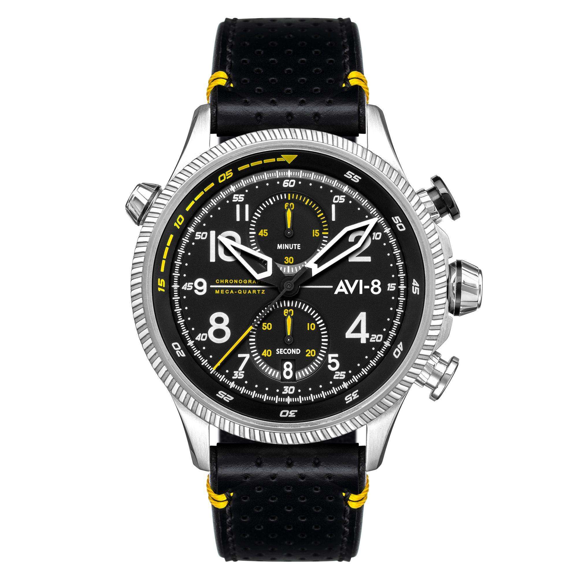 AVI-8 Hawker Hunter Duke Chronograph Halton Herren Uhr AV-4080-01