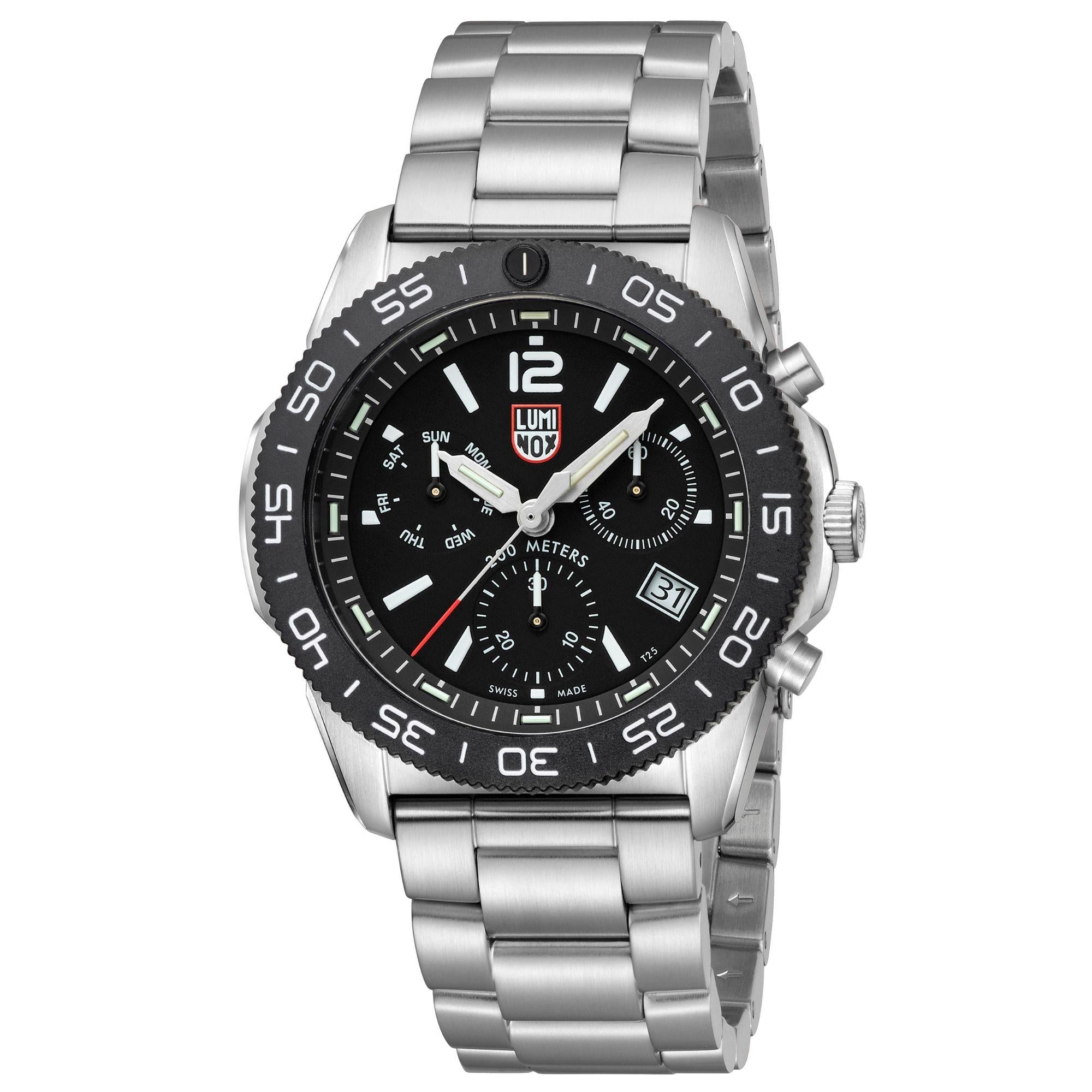 Luminox Pacific Diver Chronograph Edelstahlarmband Herren Uhr XS.3142
