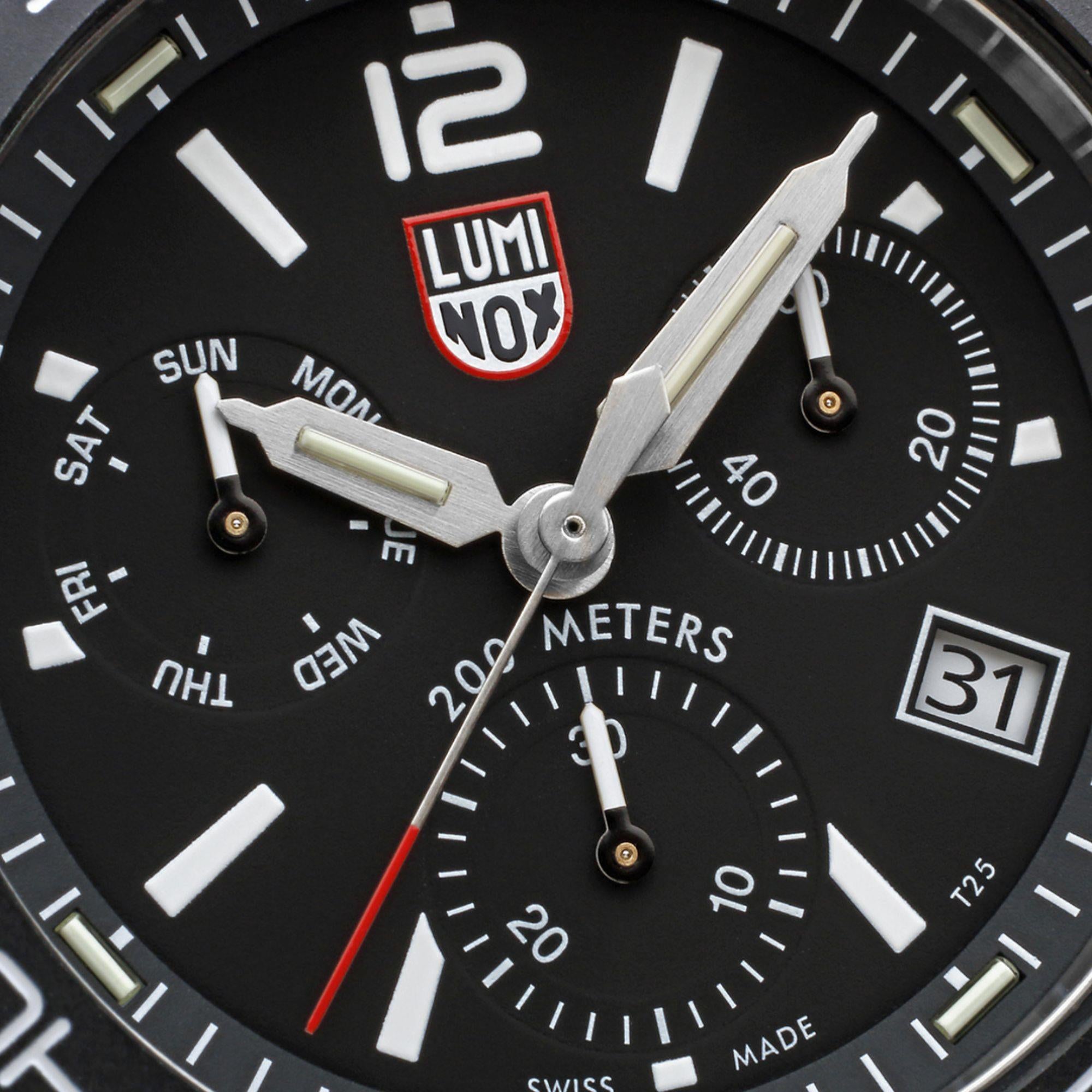 Luminox Pacific Diver Chronograph Edelstahlarmband Herren Uhr XS.3142