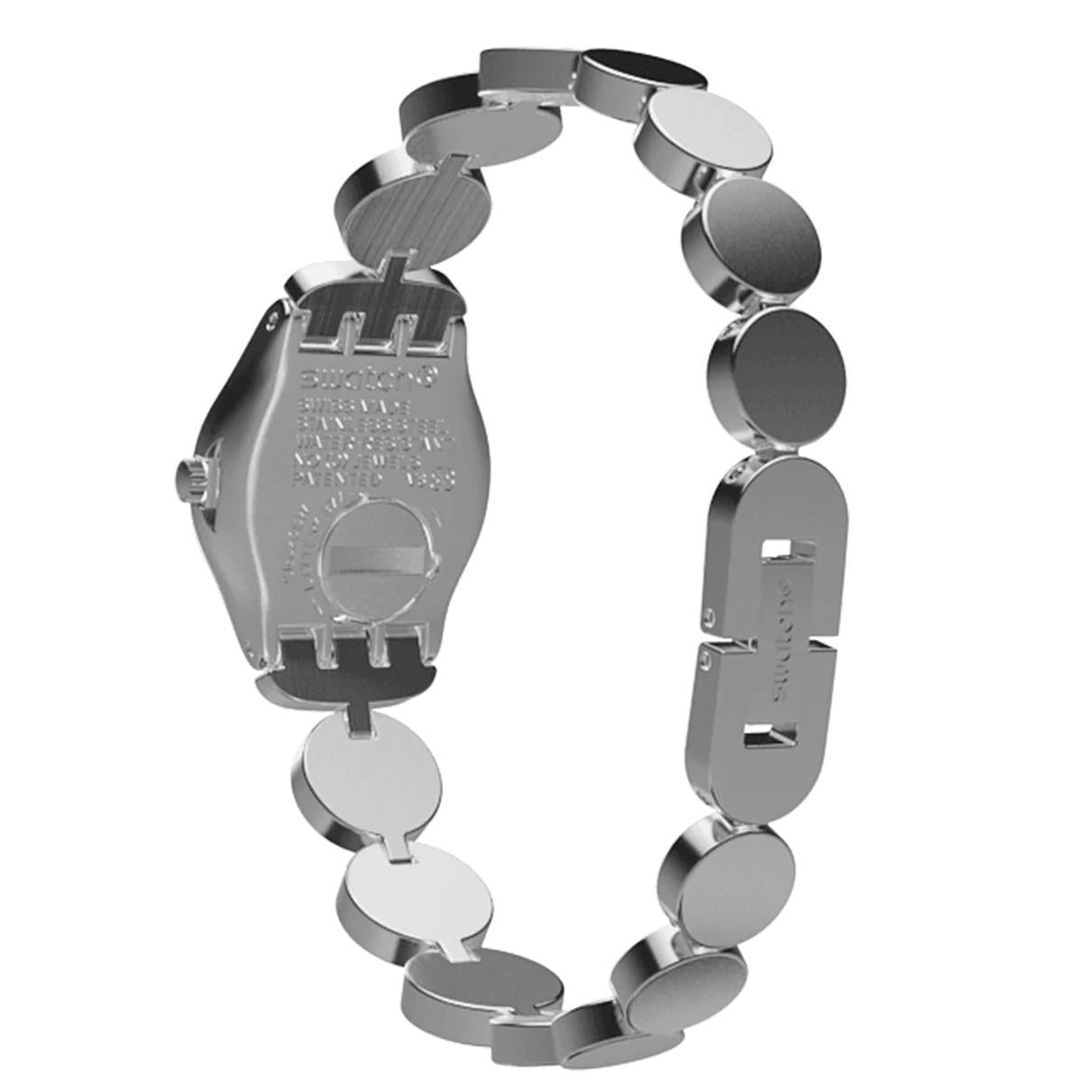 Iron Lady Weißes Zifferblatt & Edelstahlarmband Damen Uhr YSS317G