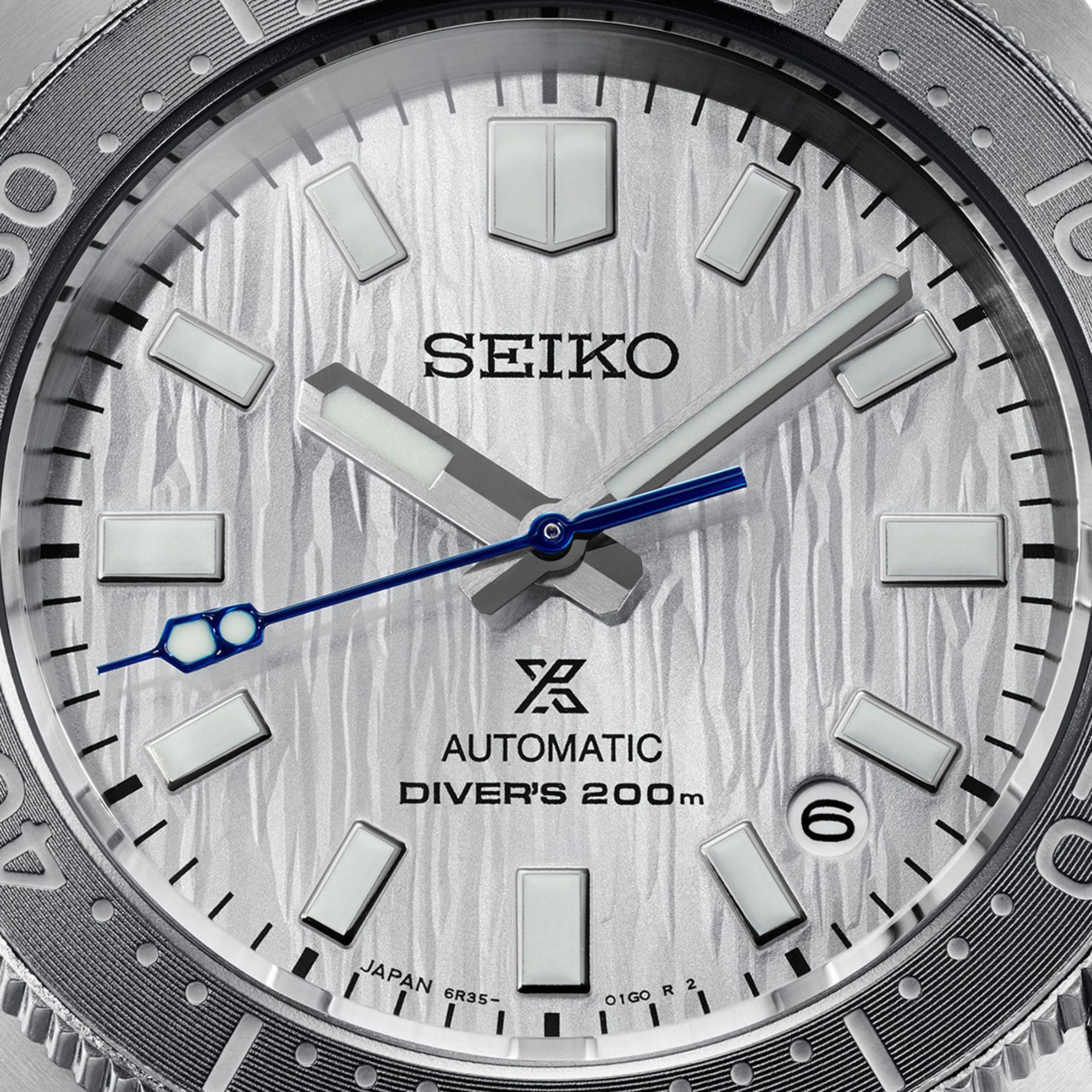 Seiko Prospex Limited Edition Glacier Save The Ocean 1968 Heritage Nachbildung Herren Uhr SPB333J1