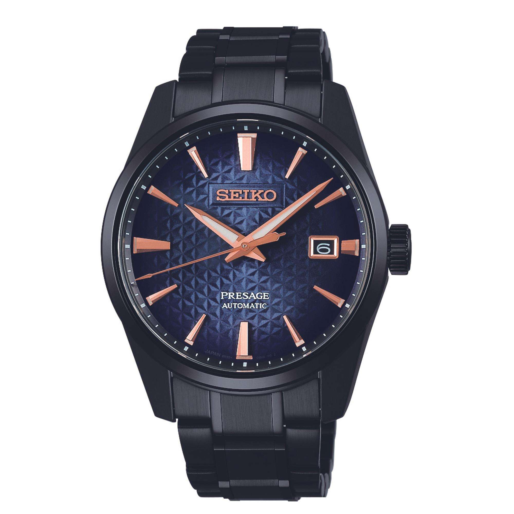 Seiko Presage Sharp Edged "Akebono" Limited Edition Blaues Zifferblatt Herren Uhr SPB363J1