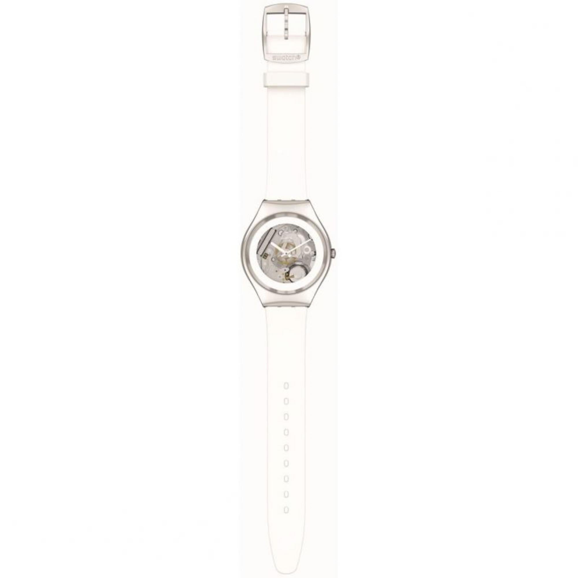 Swatch PURE WHITE IRONY Herren Uhr SYXS138