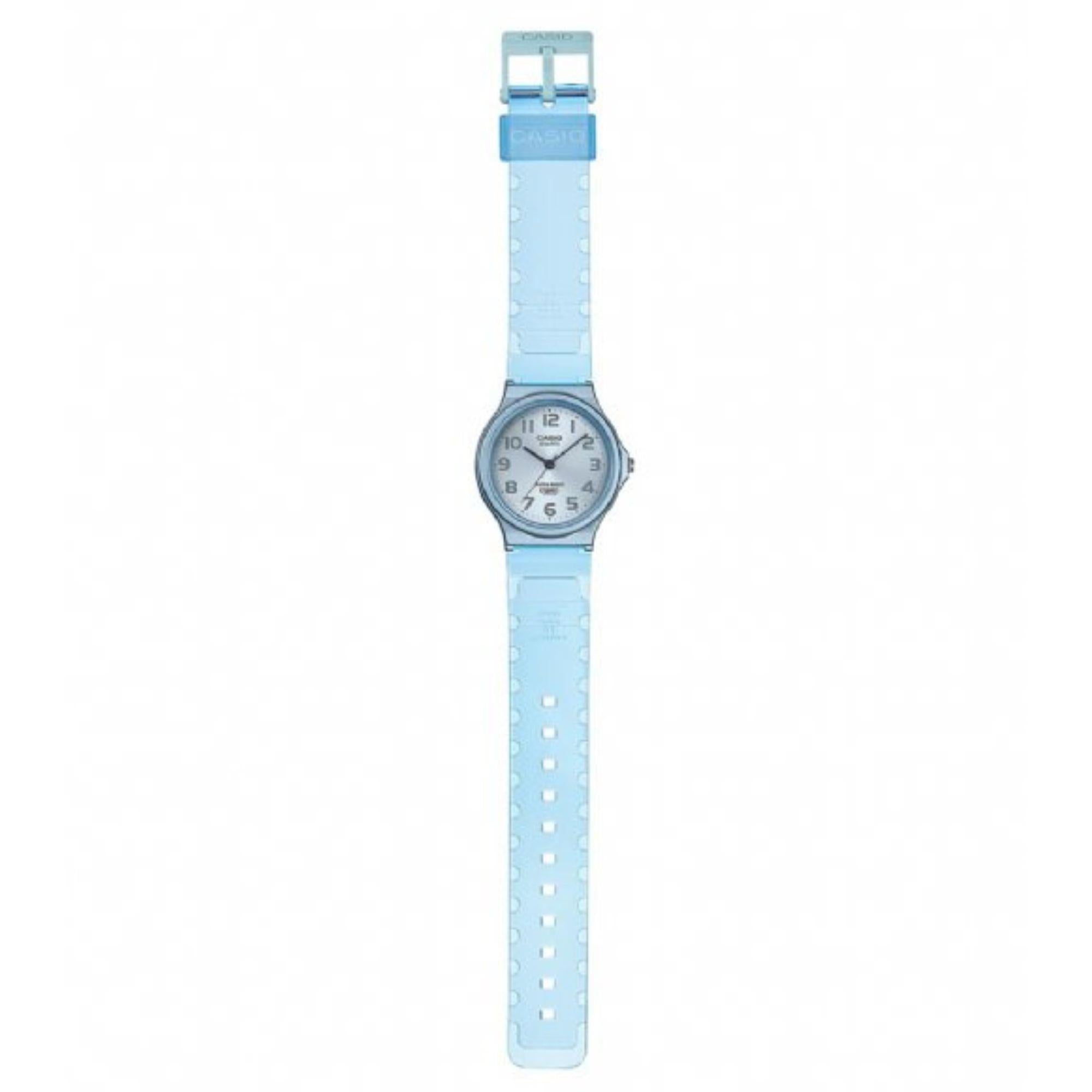 Casio Collection Blue Skeleton Series Watch MQ-24S-2BEF