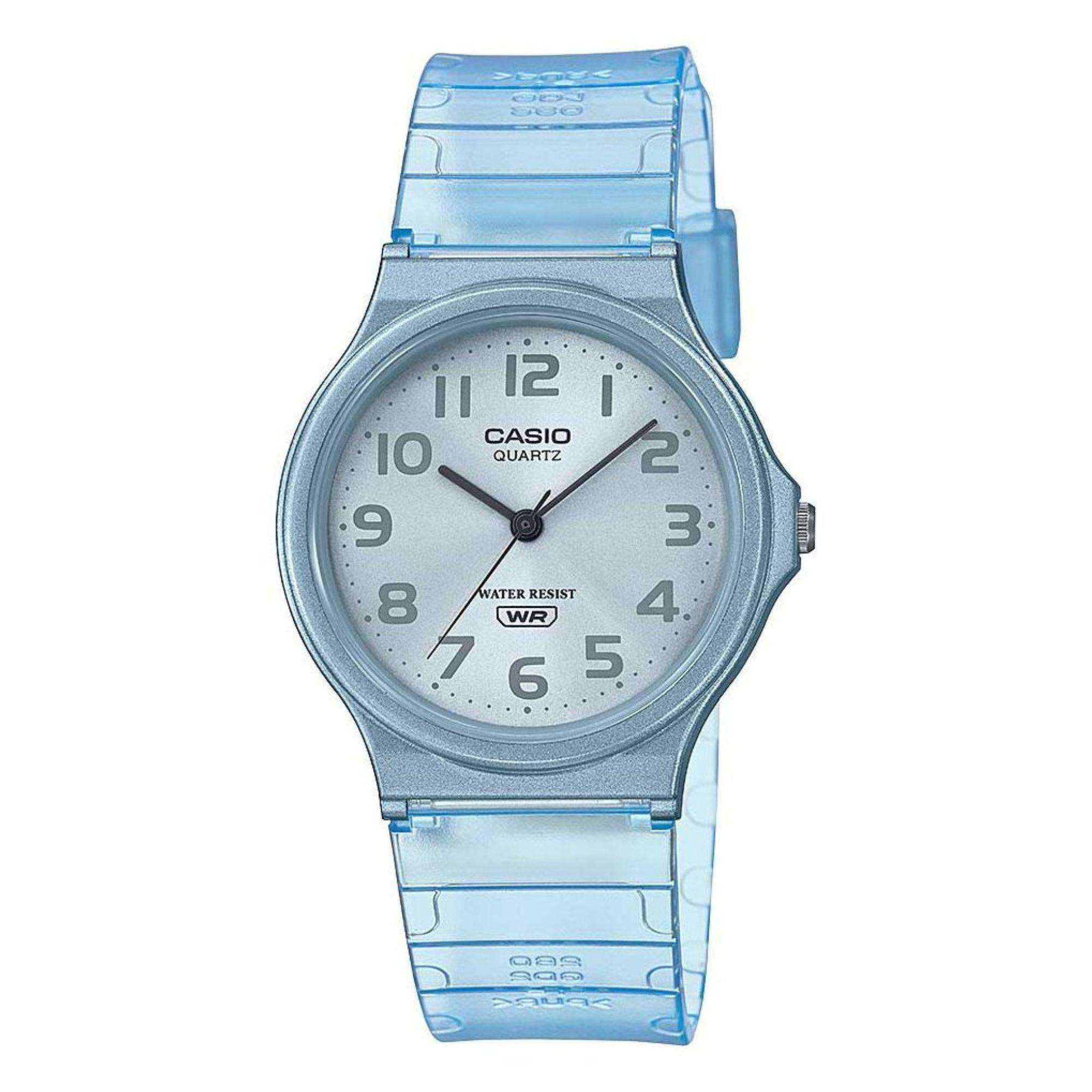 Casio Collection Blue Skeleton Series Watch MQ-24S-2BEF