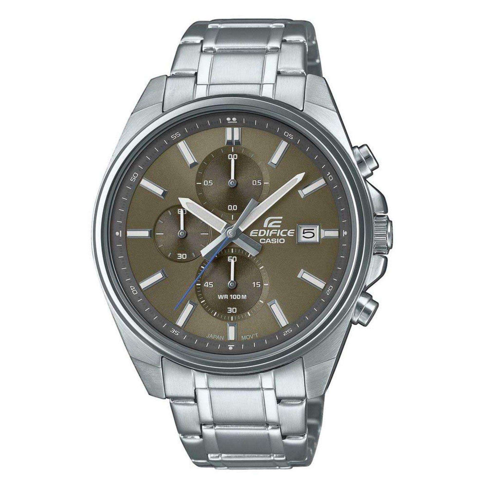 Casio Edifice Bronze Zifferblatt Edelstahlarmband Herrenuhr EFV-610D-5CVUEF