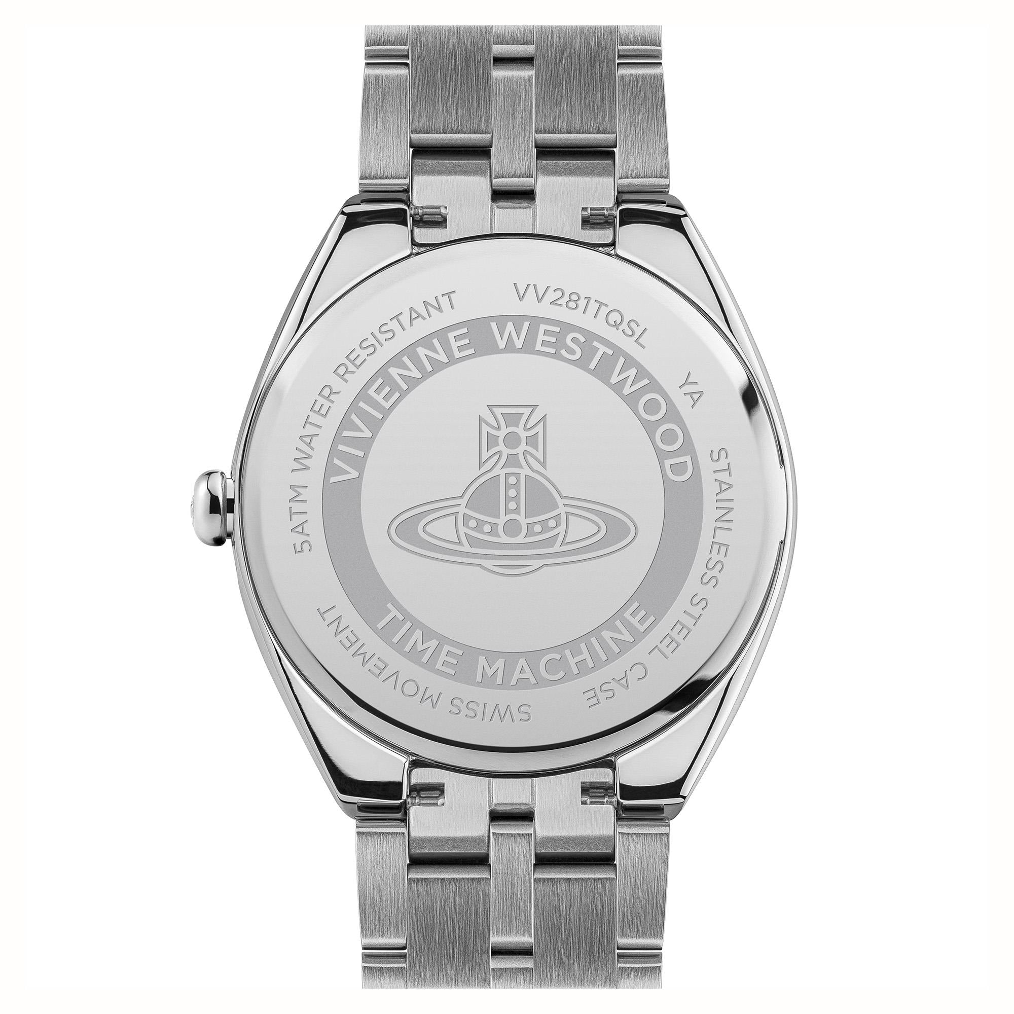 Vivienne Westwood The Mews Turquoise Dial Stainless Steel Bracelet Watch VV281TQSL