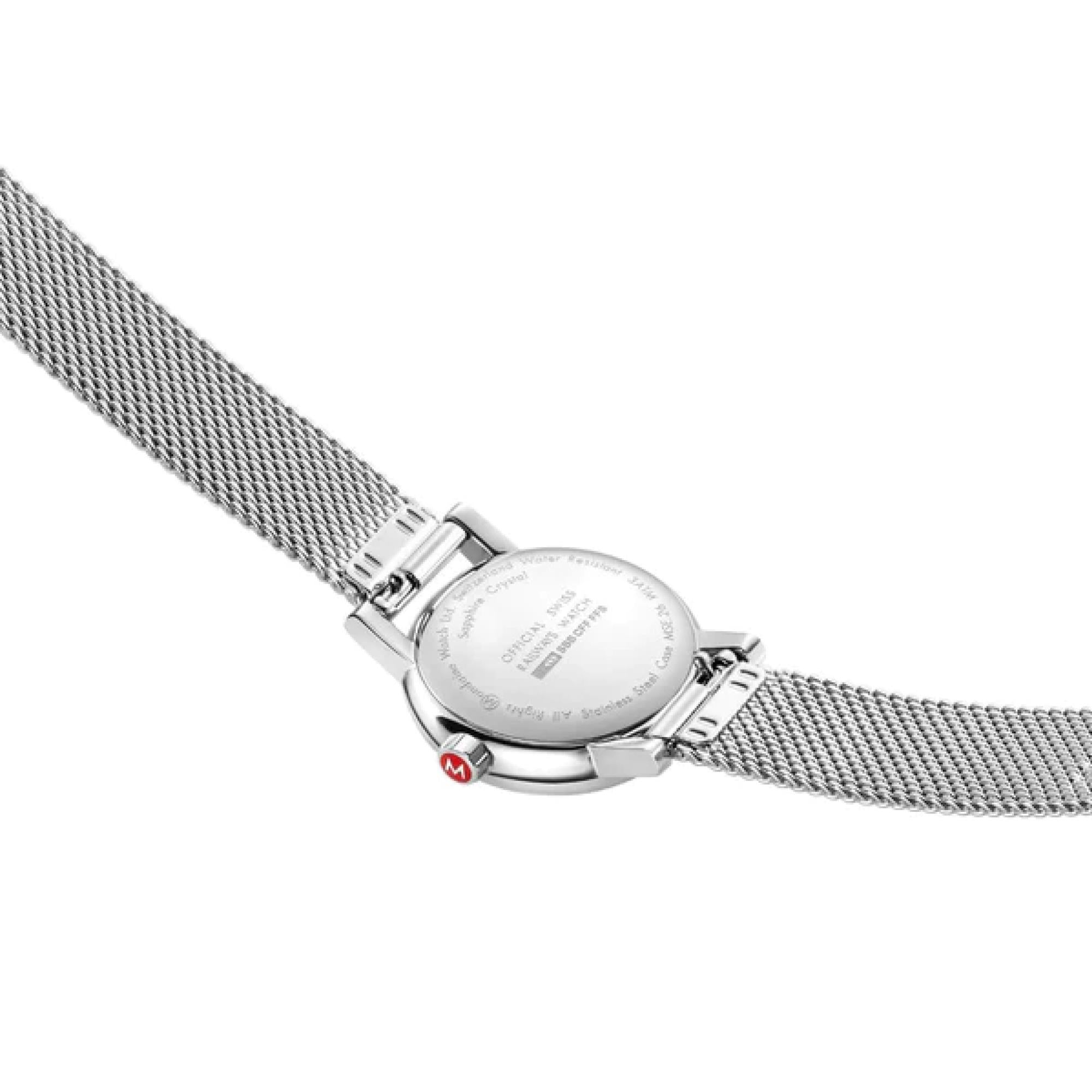 Mondaine evo2 316L Pink Dial Steel Strap Women's Watch MSE.26130.SM