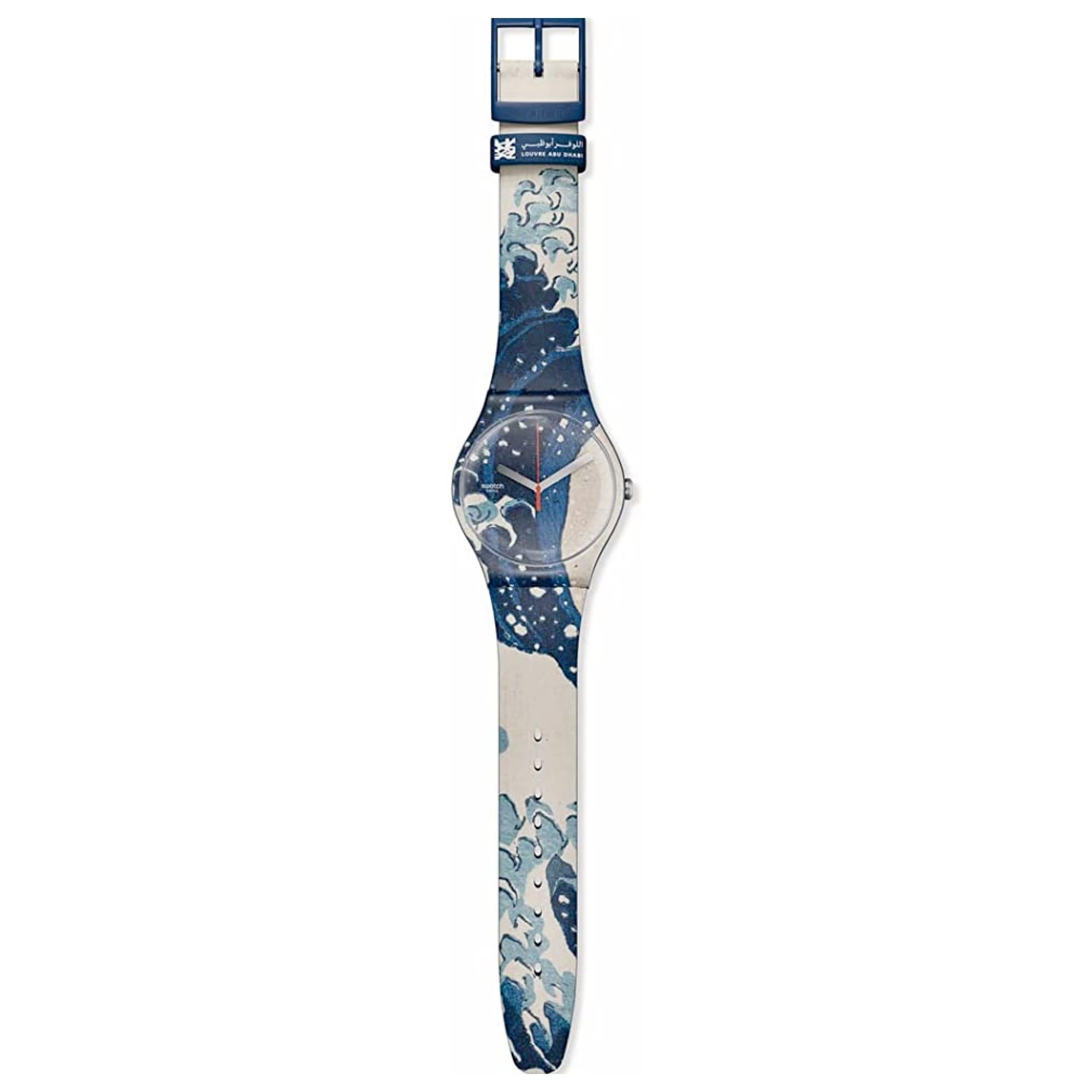 Swatch Art Journey Die Große Welle von Kanagawa Quarz Uhr SUOZ351