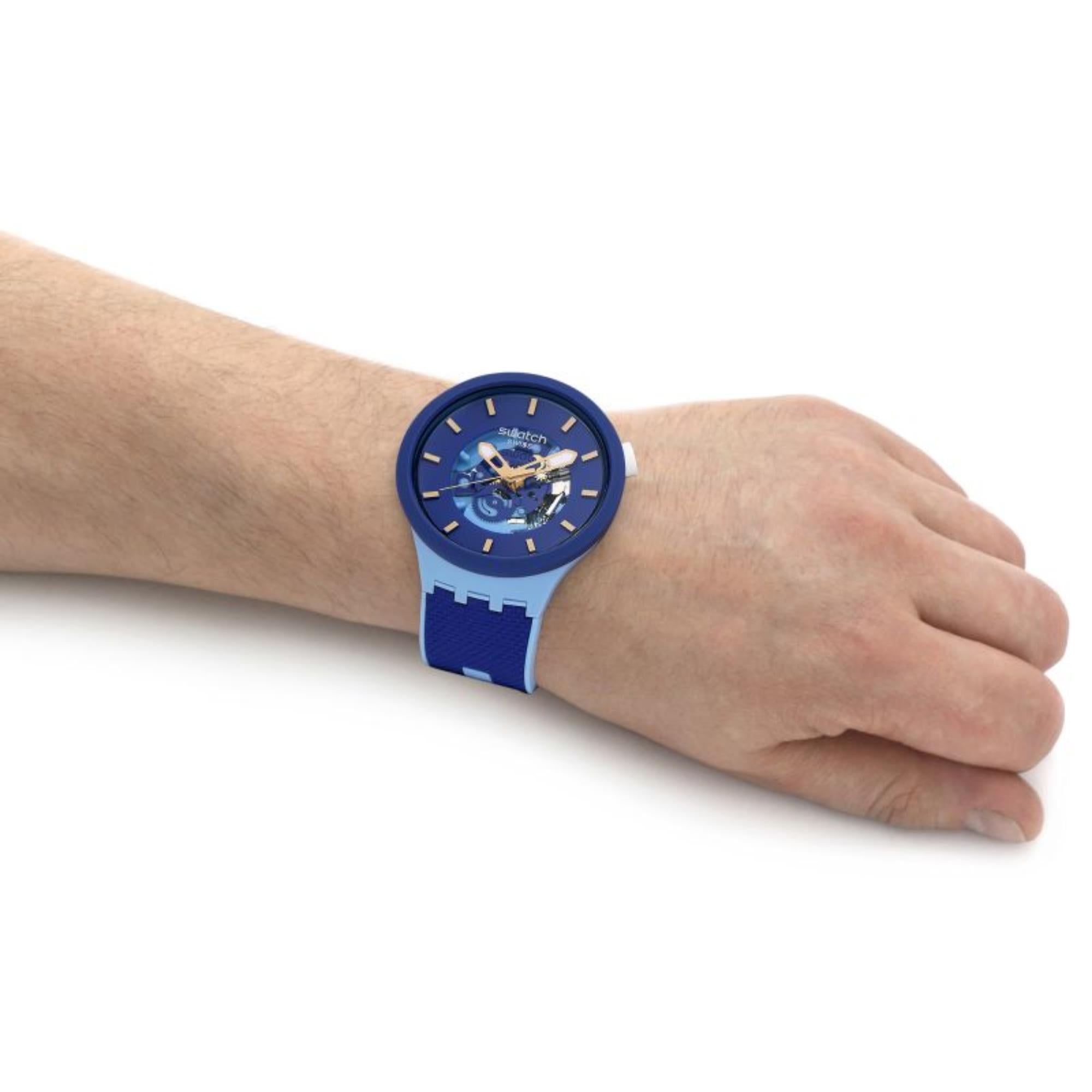 Swatch BOUNCING BLUE Big Bold Uhr SB05N105