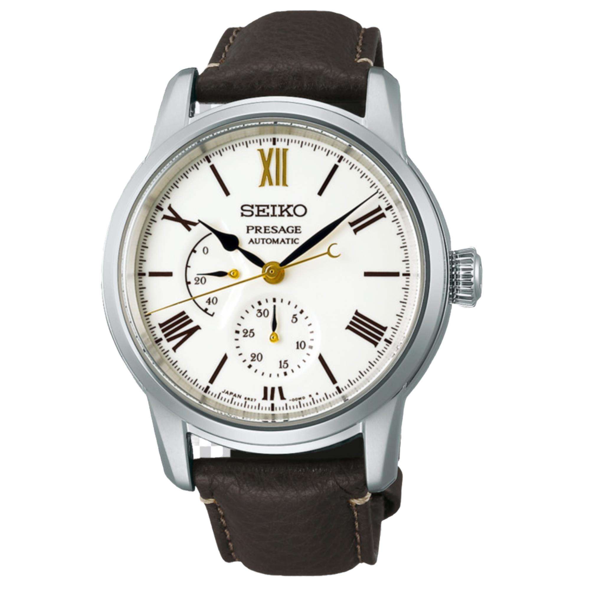 Seiko Presage "Laurel Arita Porzellan" 110. Jubiläums-Limited Edition Automatik Weißes Zifferblatt Herren Uhr SPB397J1